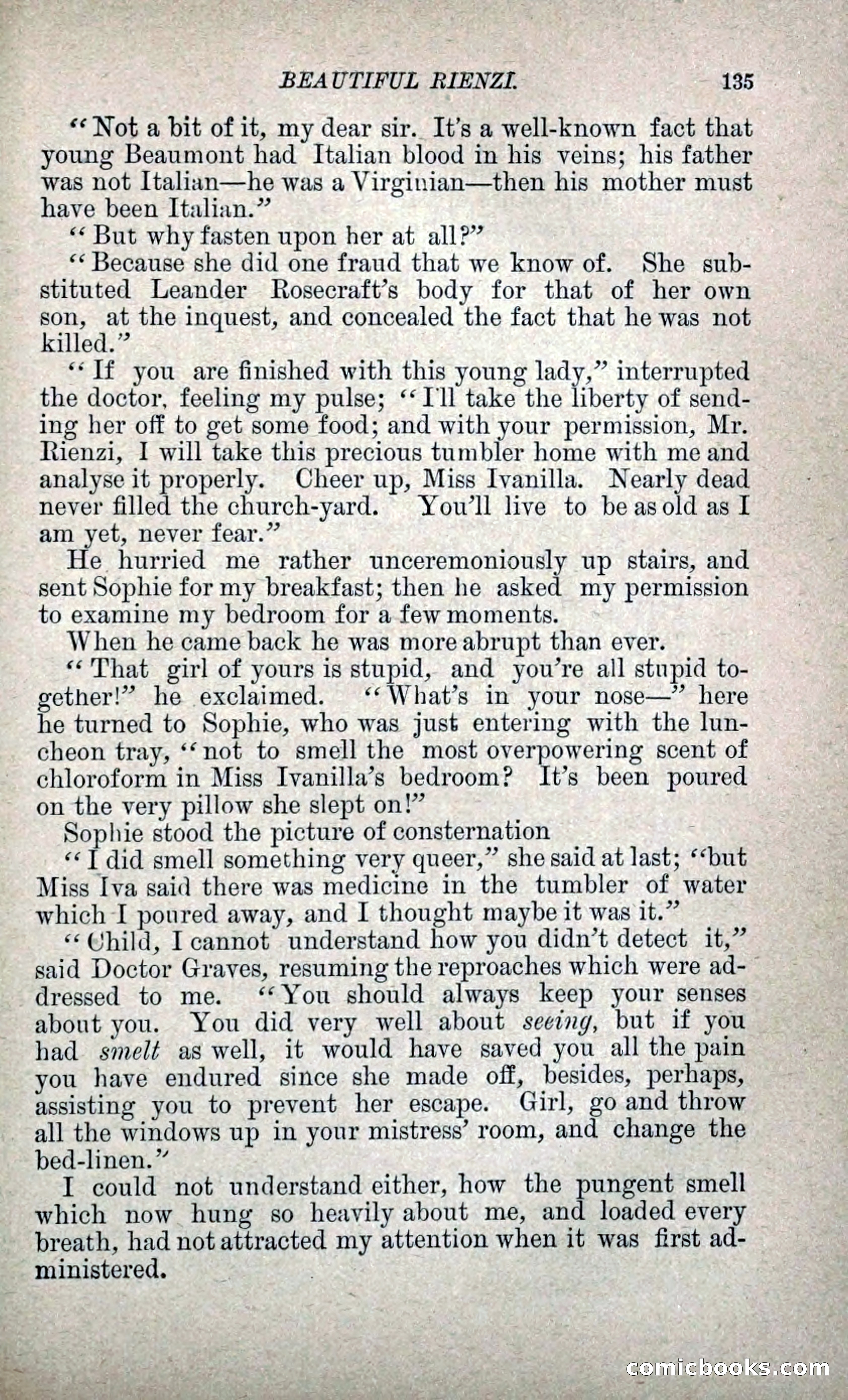 Beautiful Rienzi; or, The Secret Vendetta — page 142 of 299