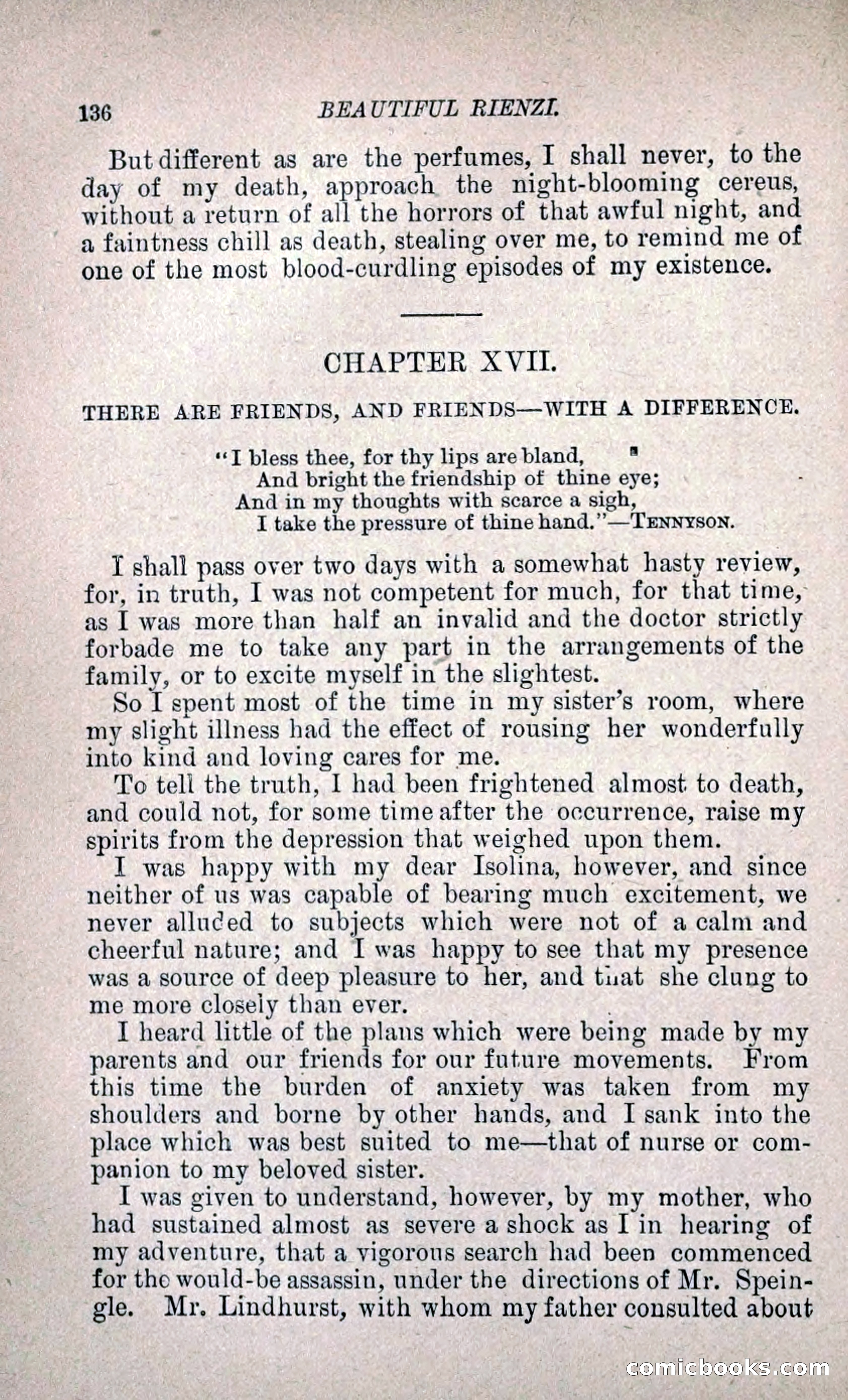 Beautiful Rienzi; or, The Secret Vendetta — page 143 of 299