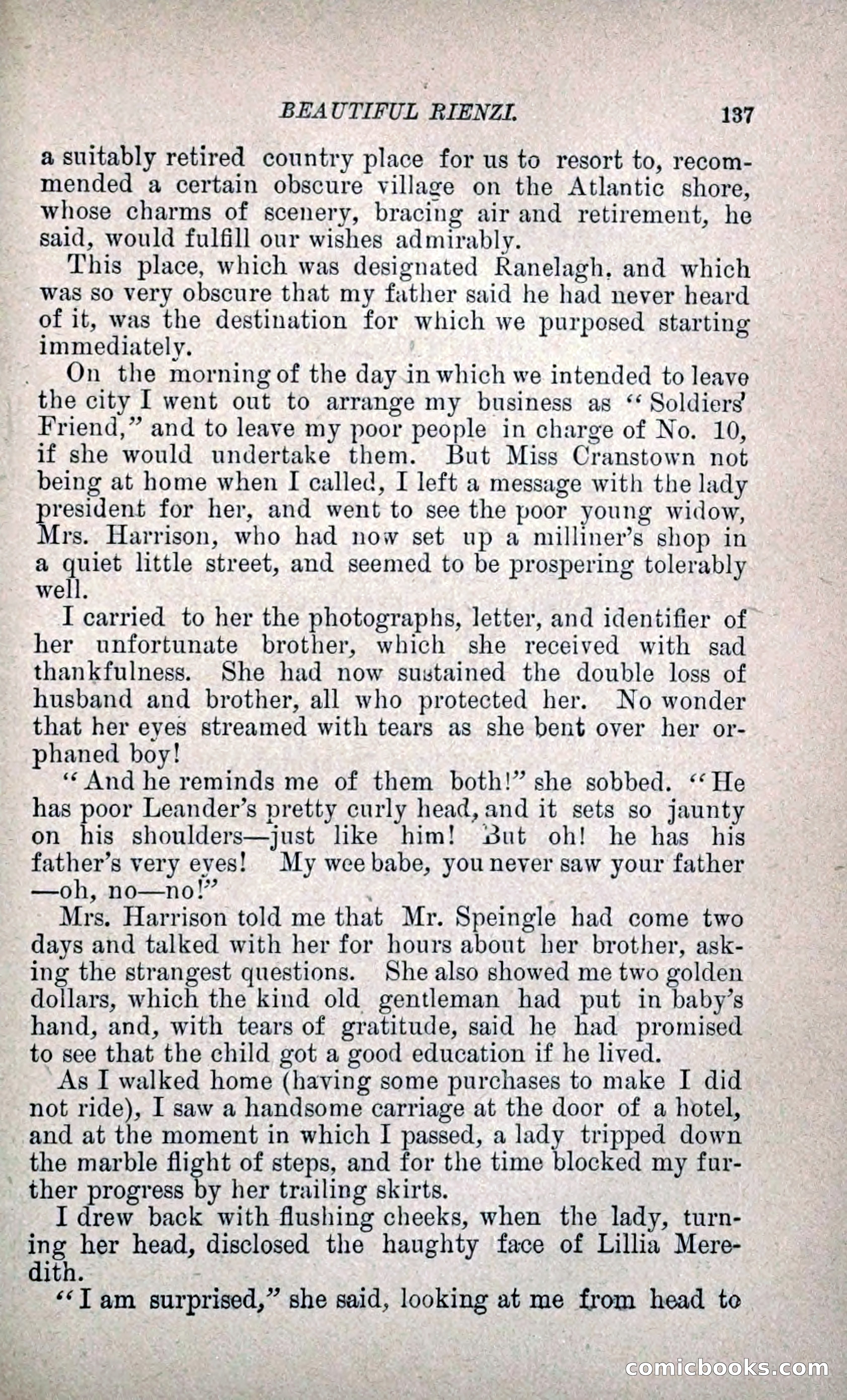 Beautiful Rienzi; or, The Secret Vendetta — page 144 of 299