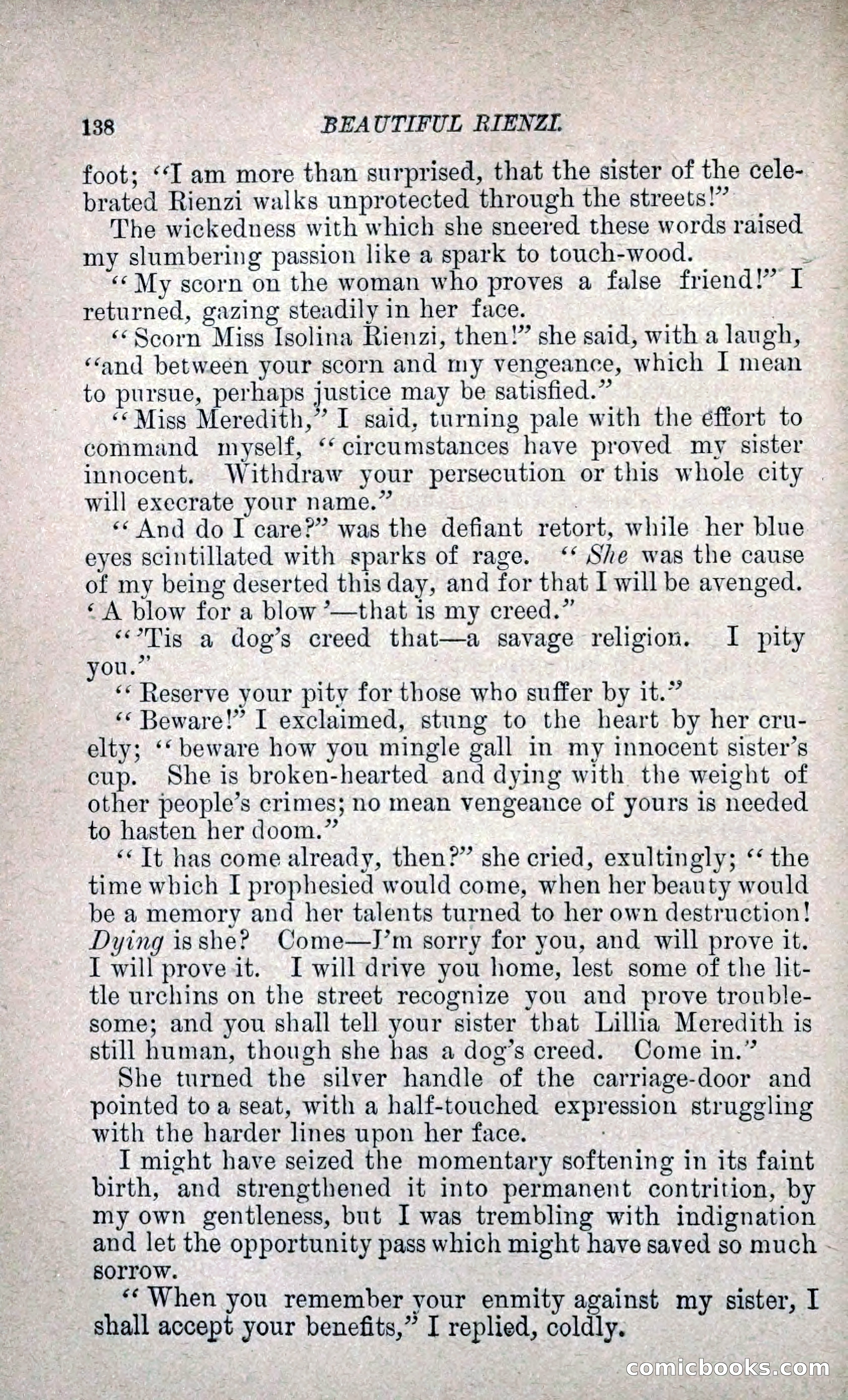 Beautiful Rienzi; or, The Secret Vendetta — page 145 of 299