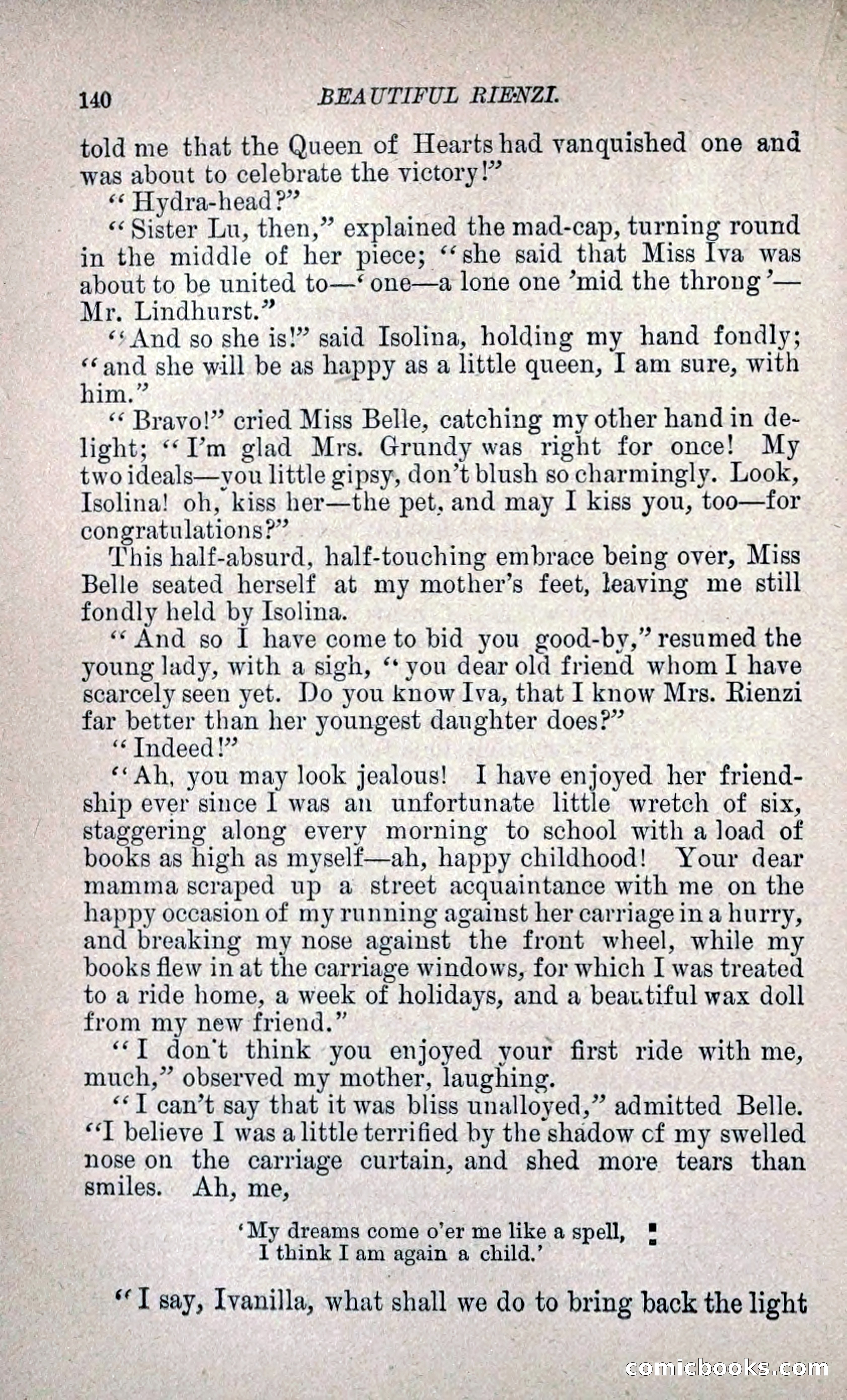 Beautiful Rienzi; or, The Secret Vendetta — page 147 of 299
