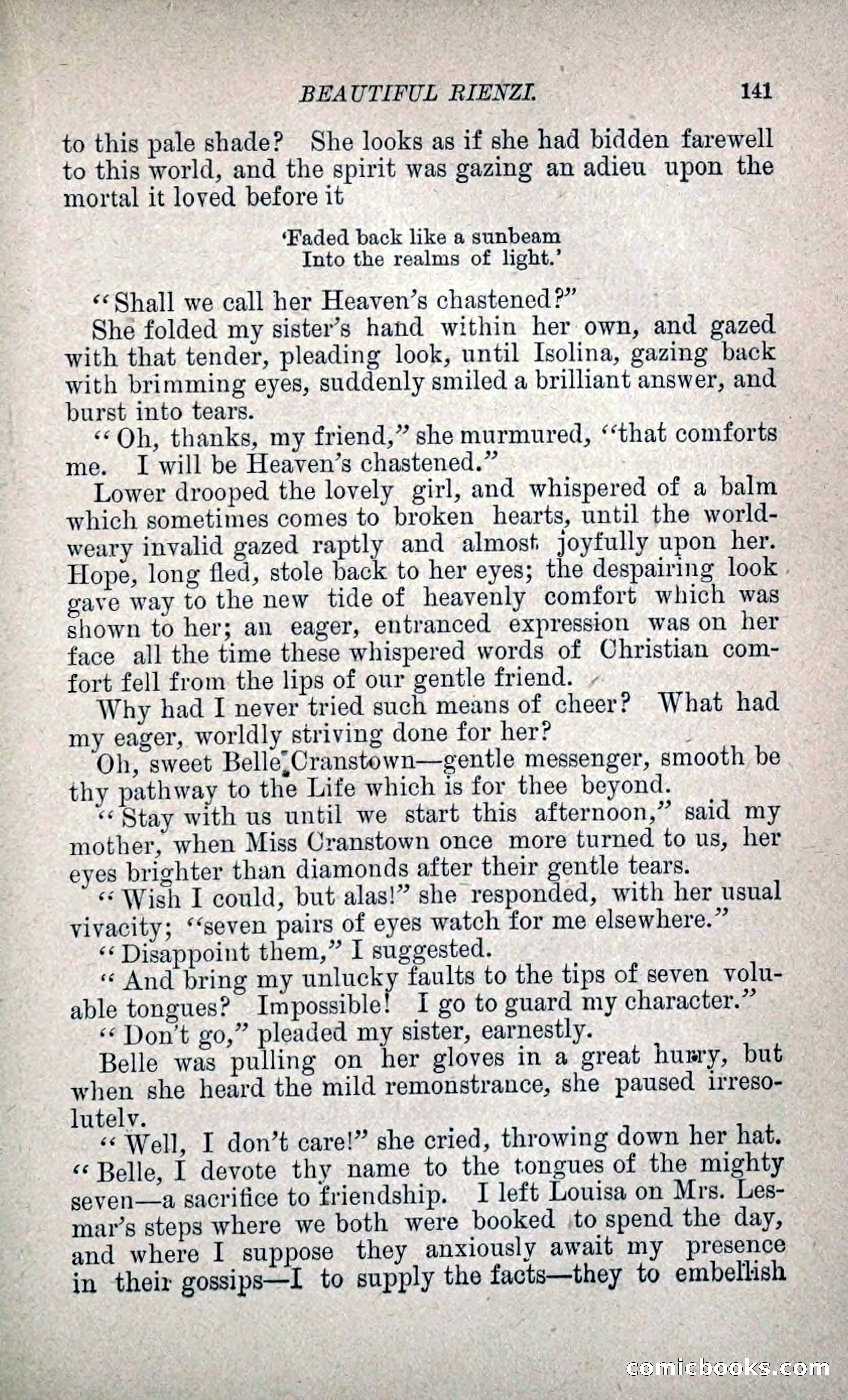 Beautiful Rienzi; or, The Secret Vendetta — page 148 of 299
