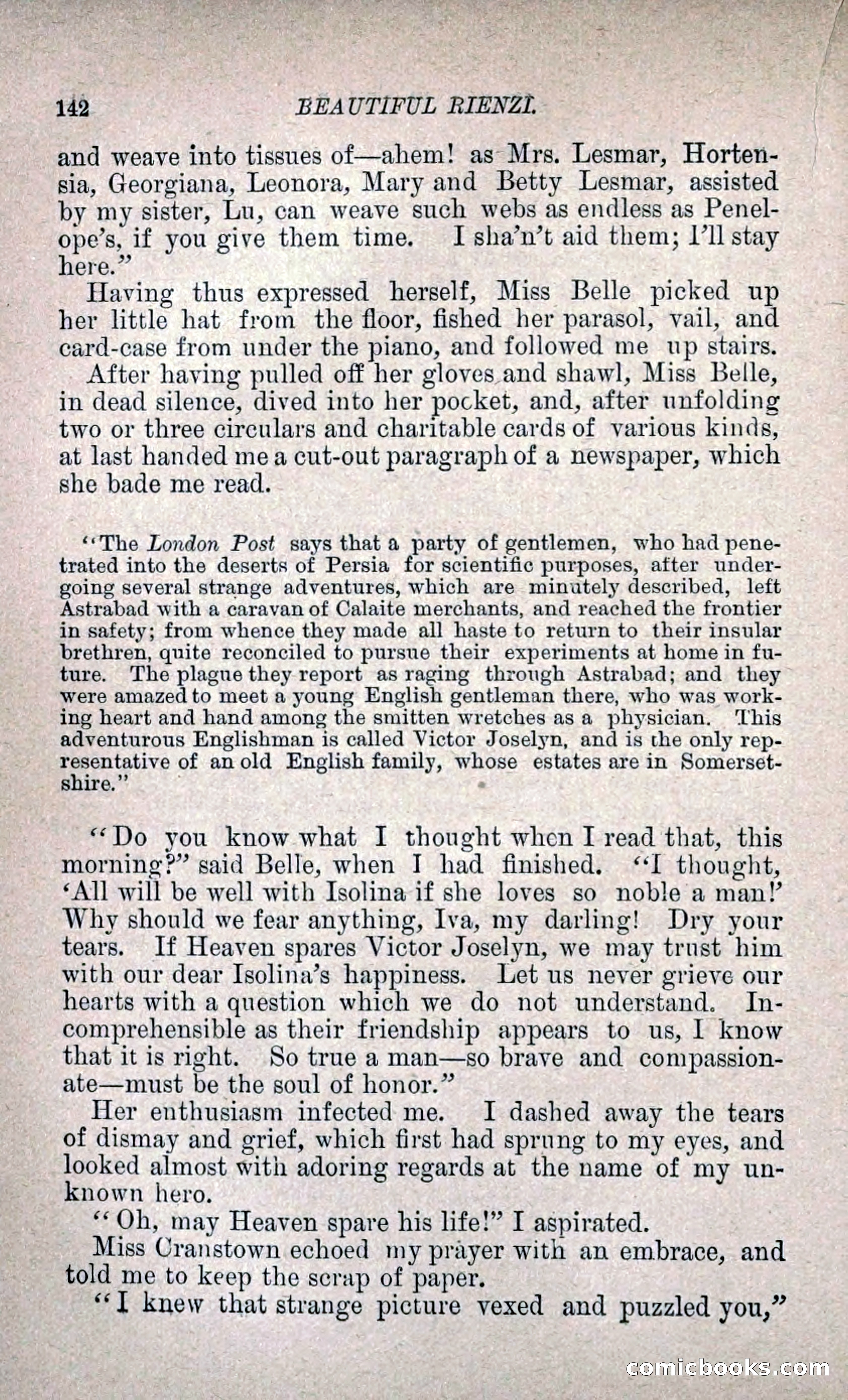 Beautiful Rienzi; or, The Secret Vendetta — page 149 of 299