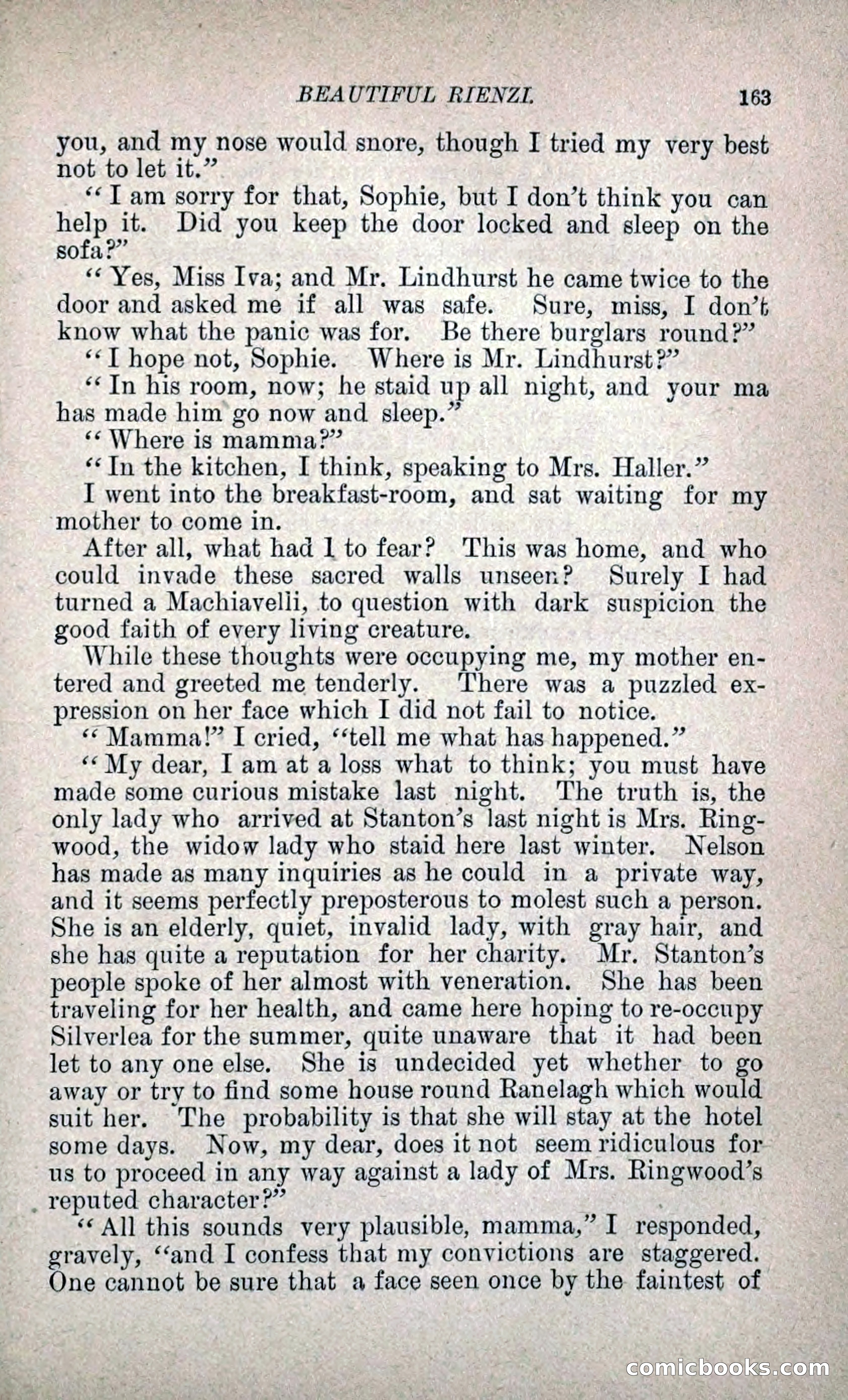 Beautiful Rienzi; or, The Secret Vendetta — page 170 of 299