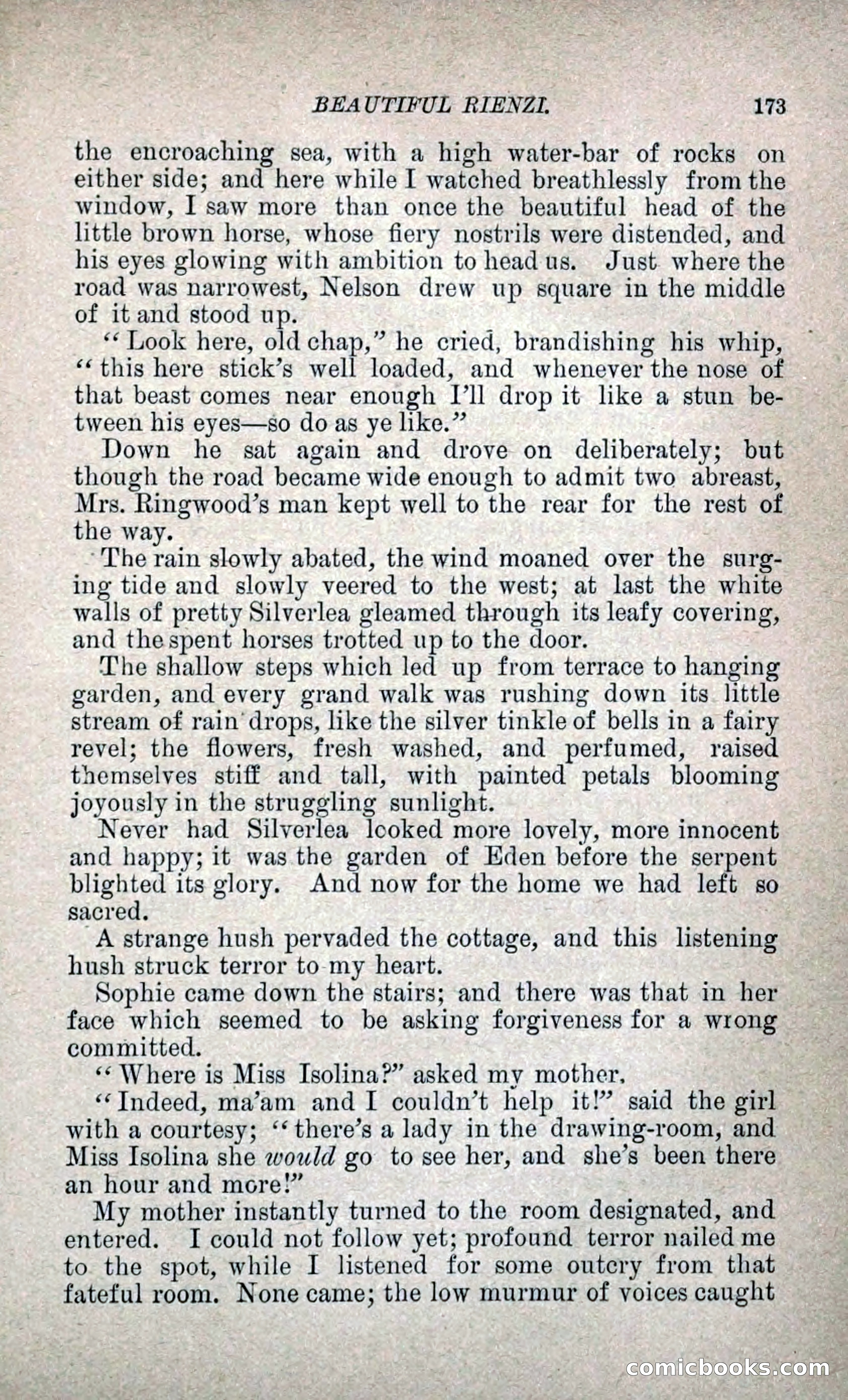 Beautiful Rienzi; or, The Secret Vendetta — page 180 of 299