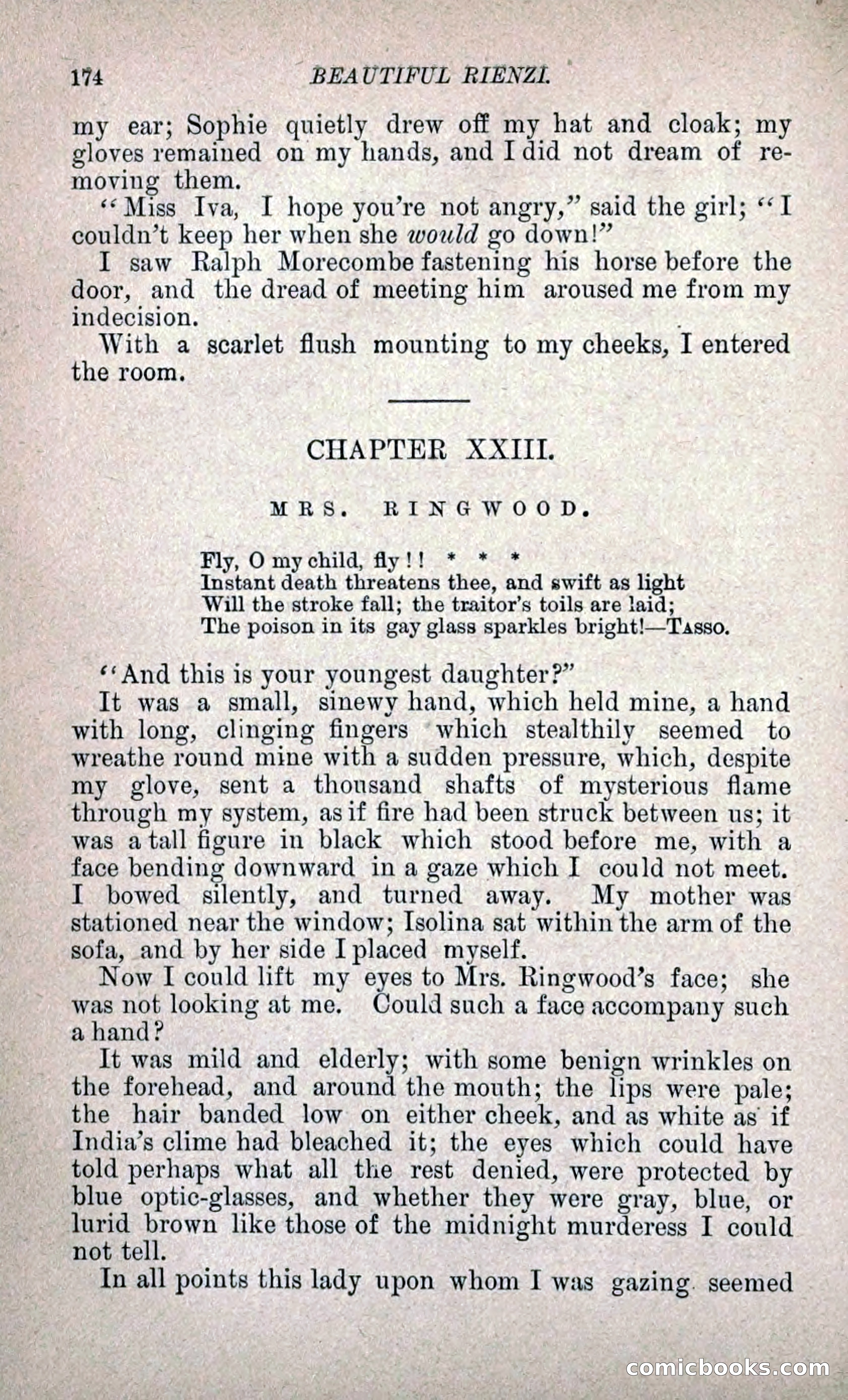 Beautiful Rienzi; or, The Secret Vendetta — page 181 of 299