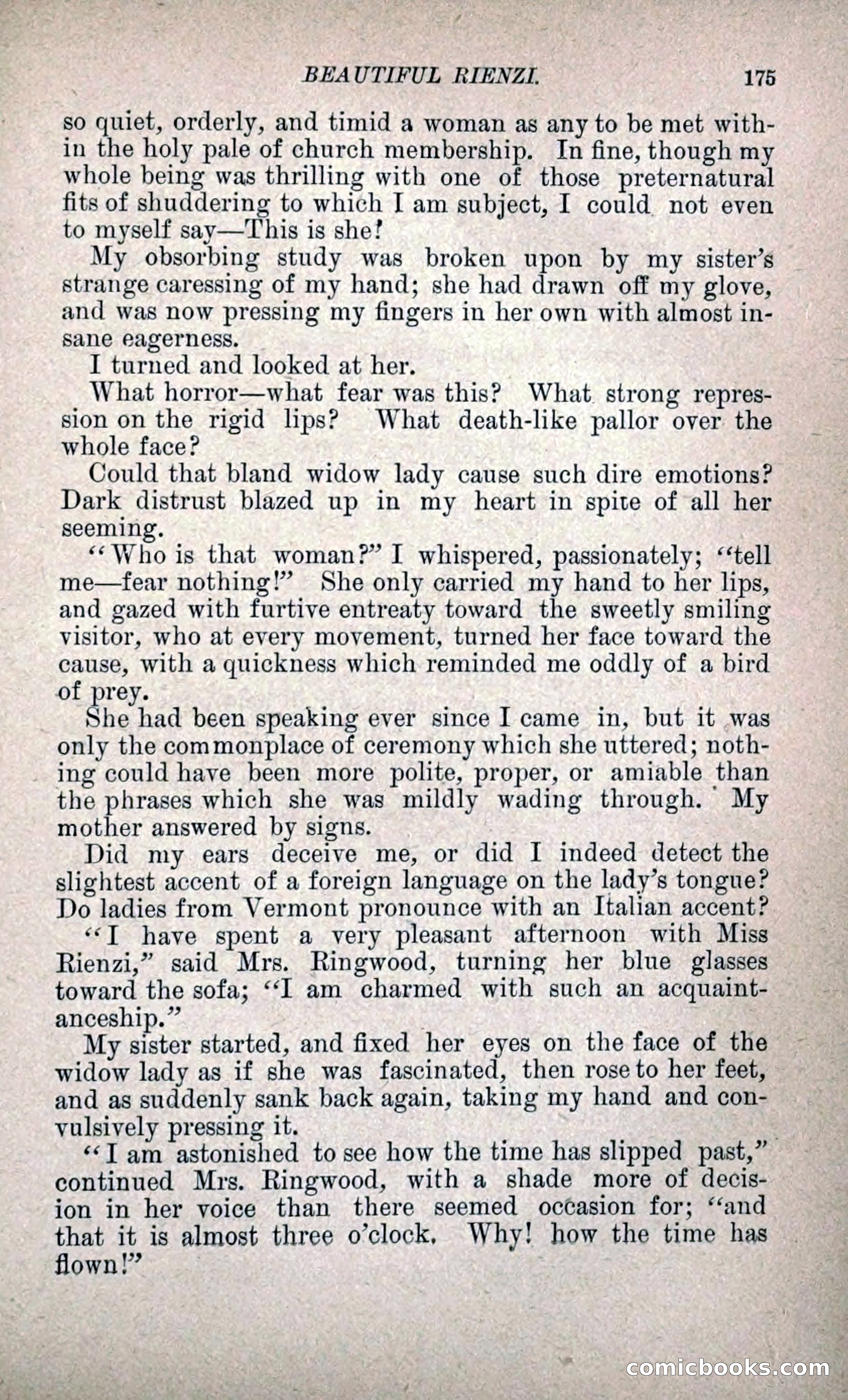Beautiful Rienzi; or, The Secret Vendetta — page 182 of 299