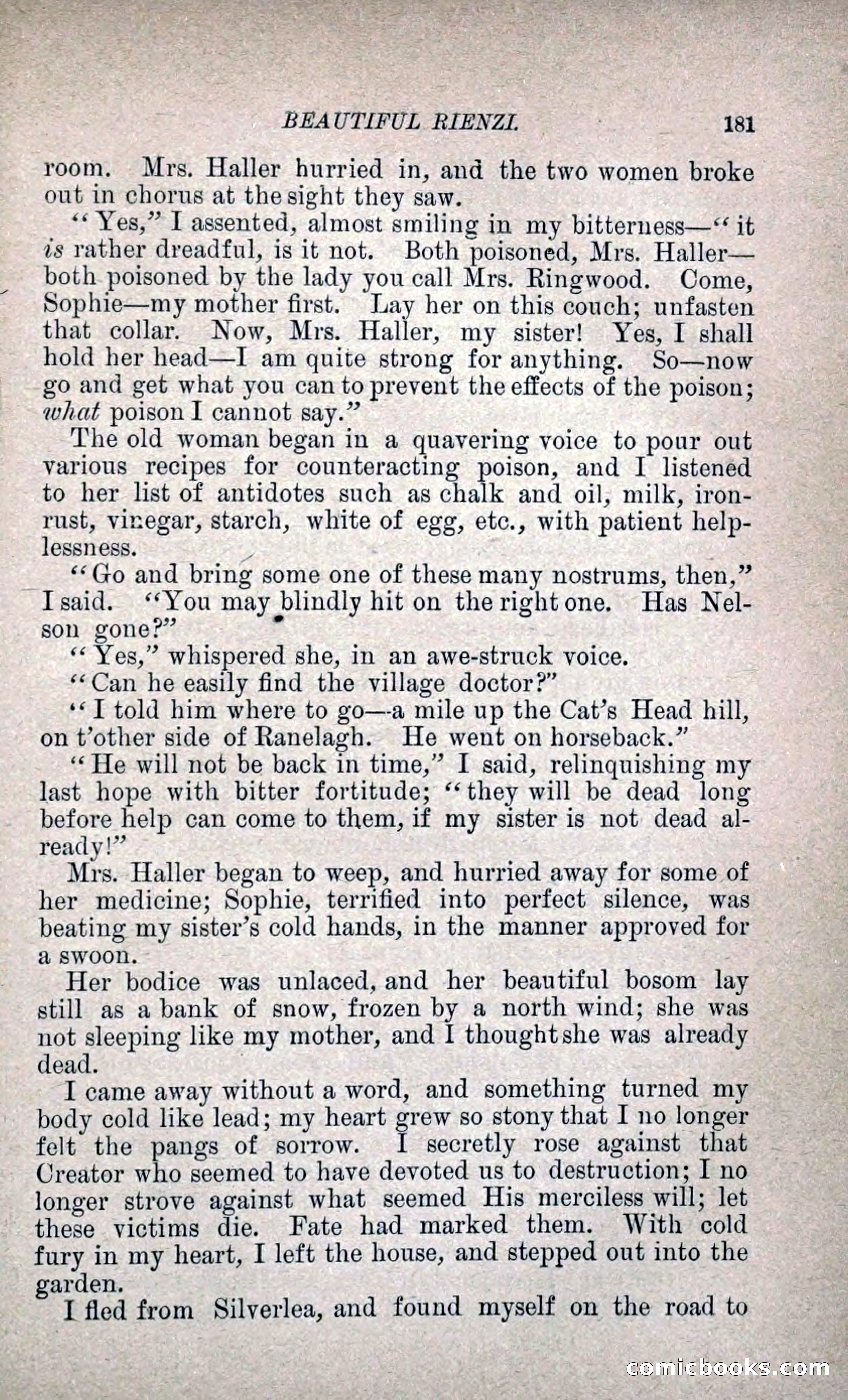 Beautiful Rienzi; or, The Secret Vendetta — page 188 of 299