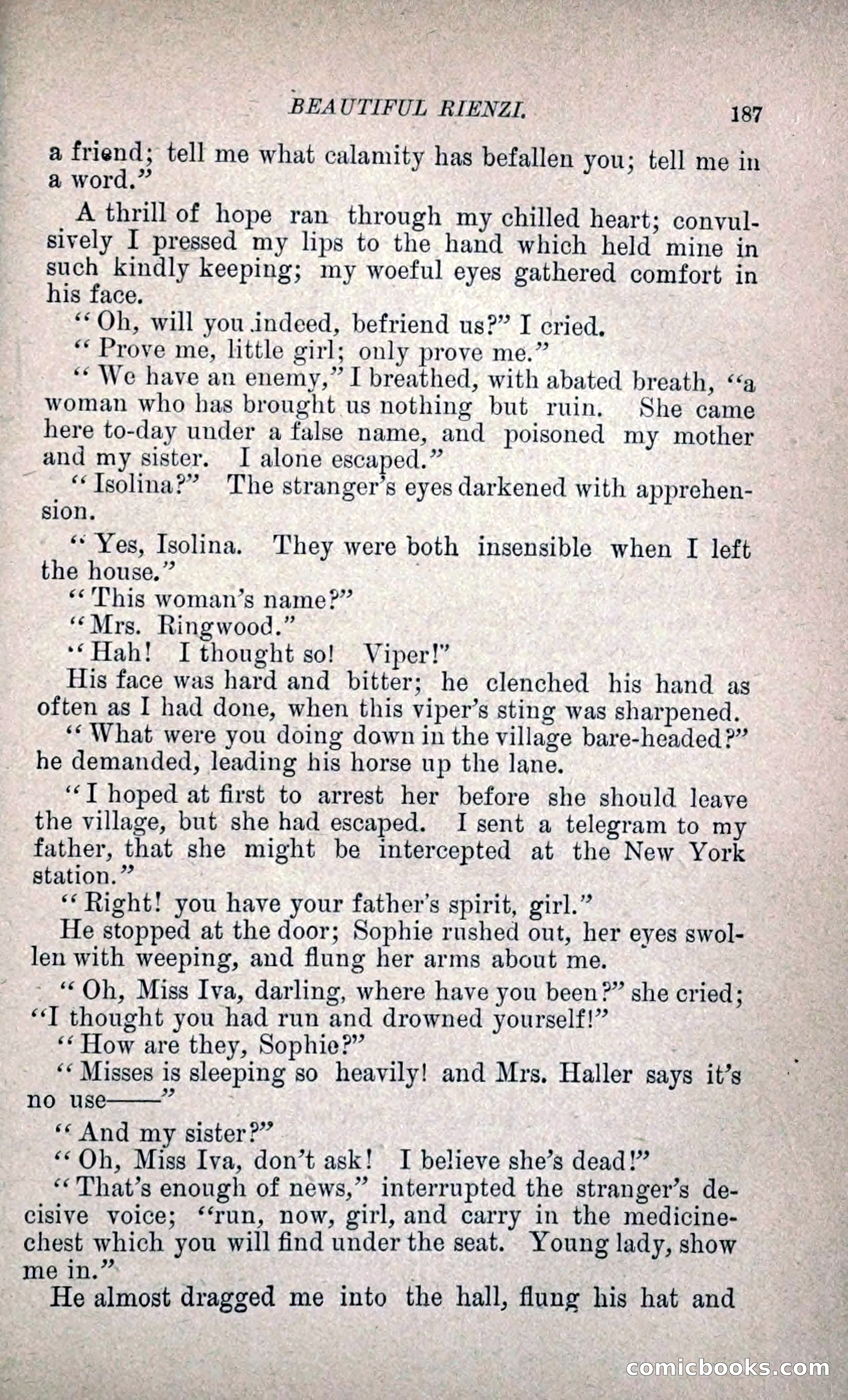 Beautiful Rienzi; or, The Secret Vendetta — page 194 of 299