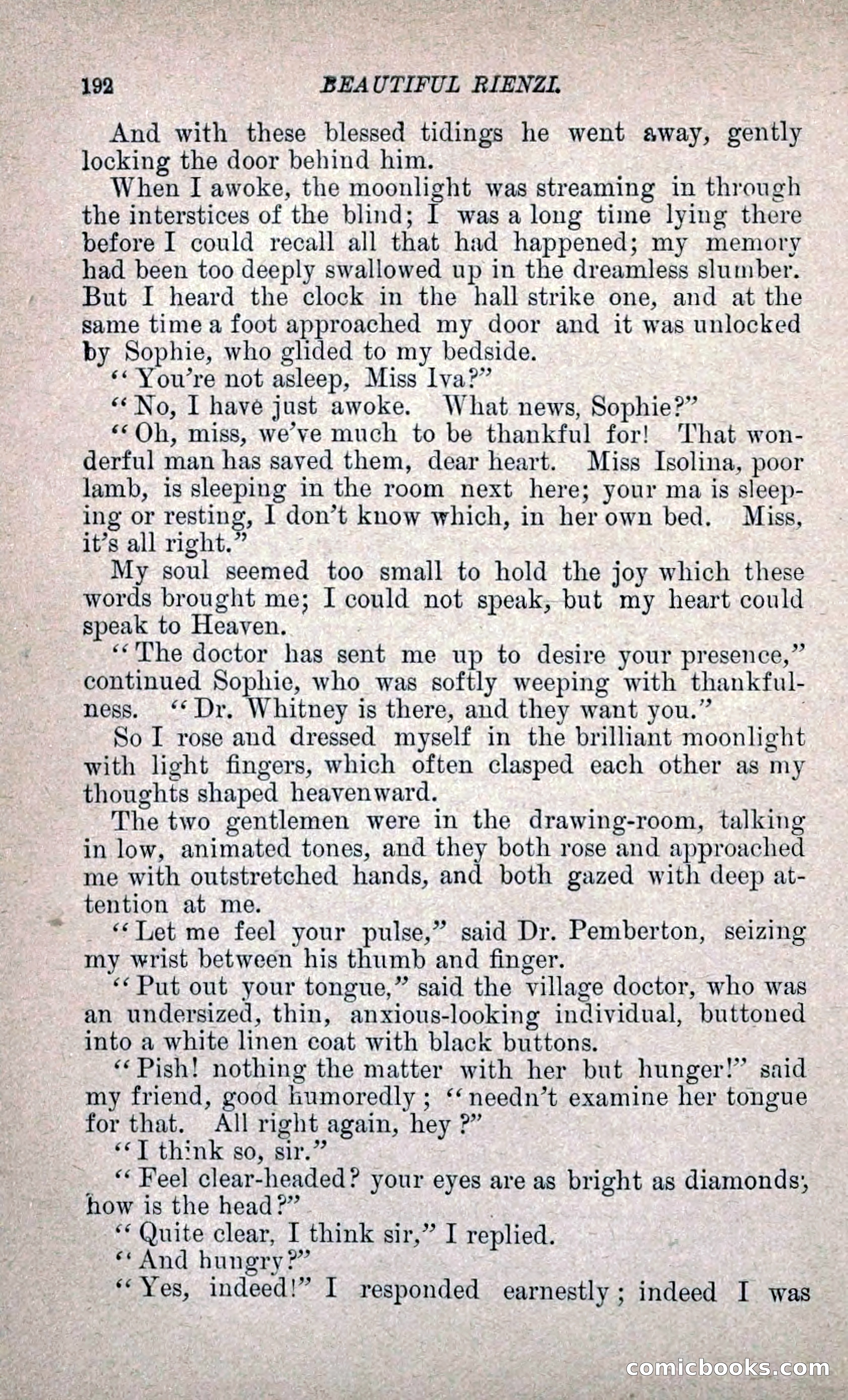 Beautiful Rienzi; or, The Secret Vendetta — page 199 of 299