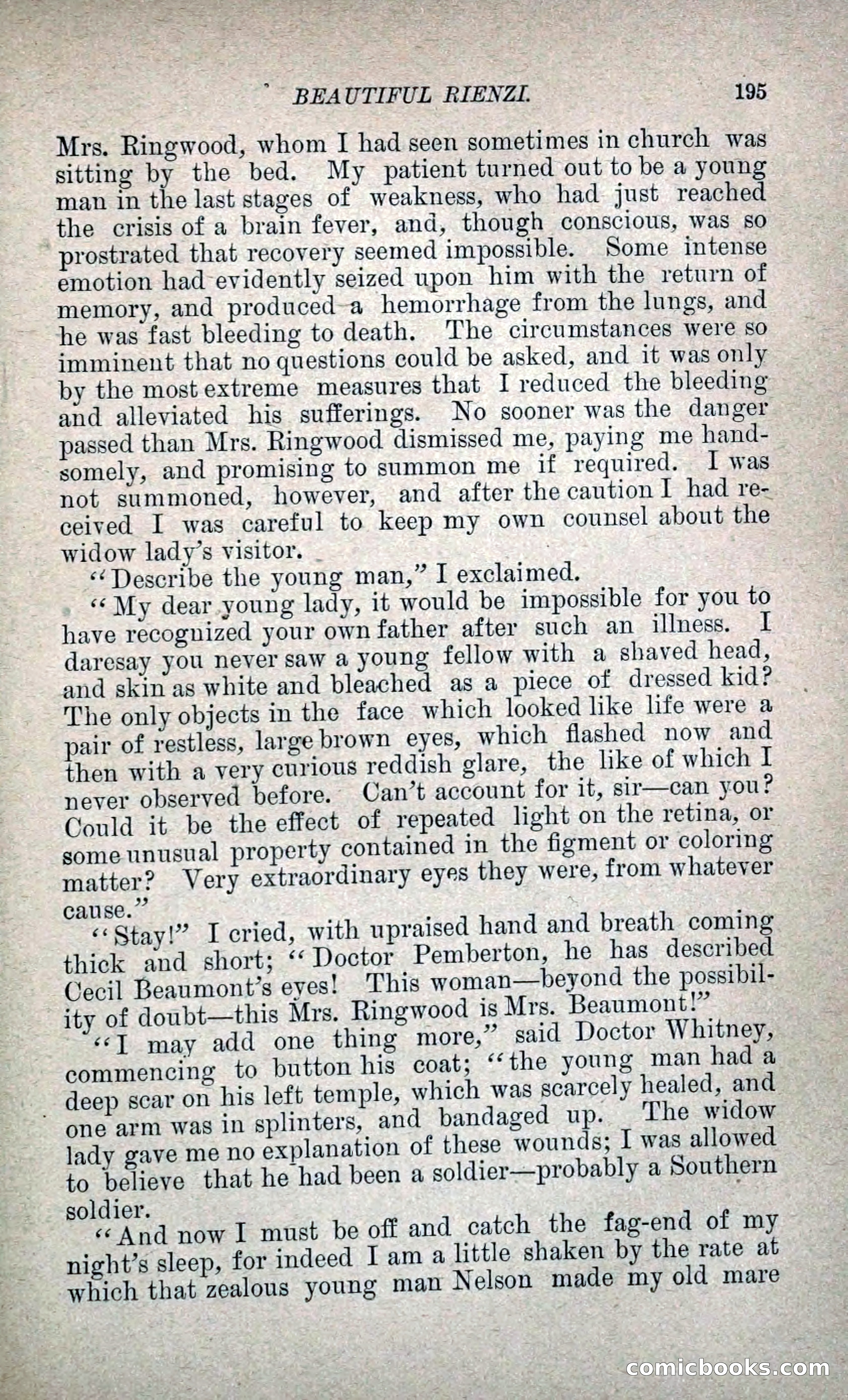 Beautiful Rienzi; or, The Secret Vendetta — page 202 of 299