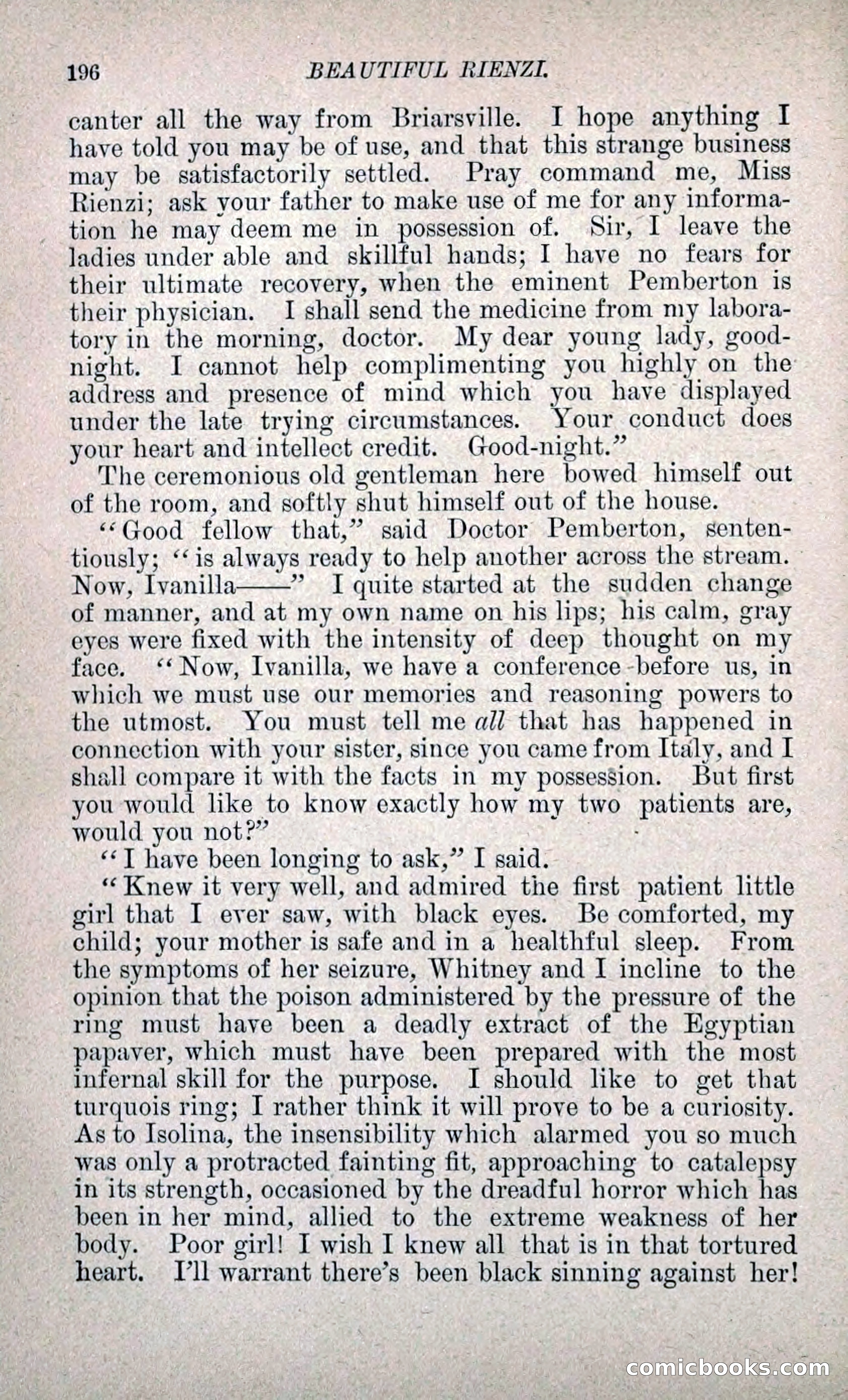 Beautiful Rienzi; or, The Secret Vendetta — page 203 of 299