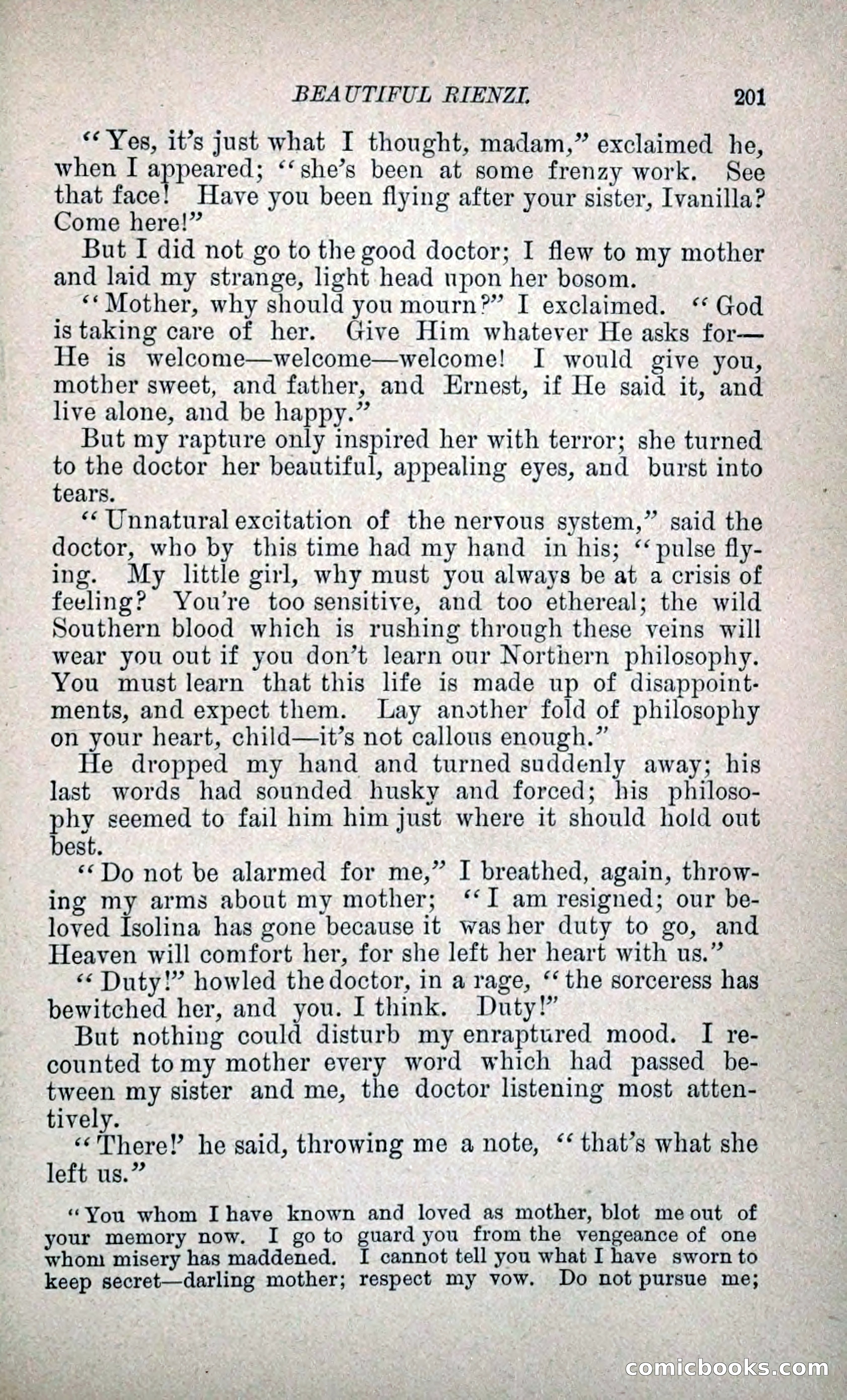 Beautiful Rienzi; or, The Secret Vendetta — page 208 of 299