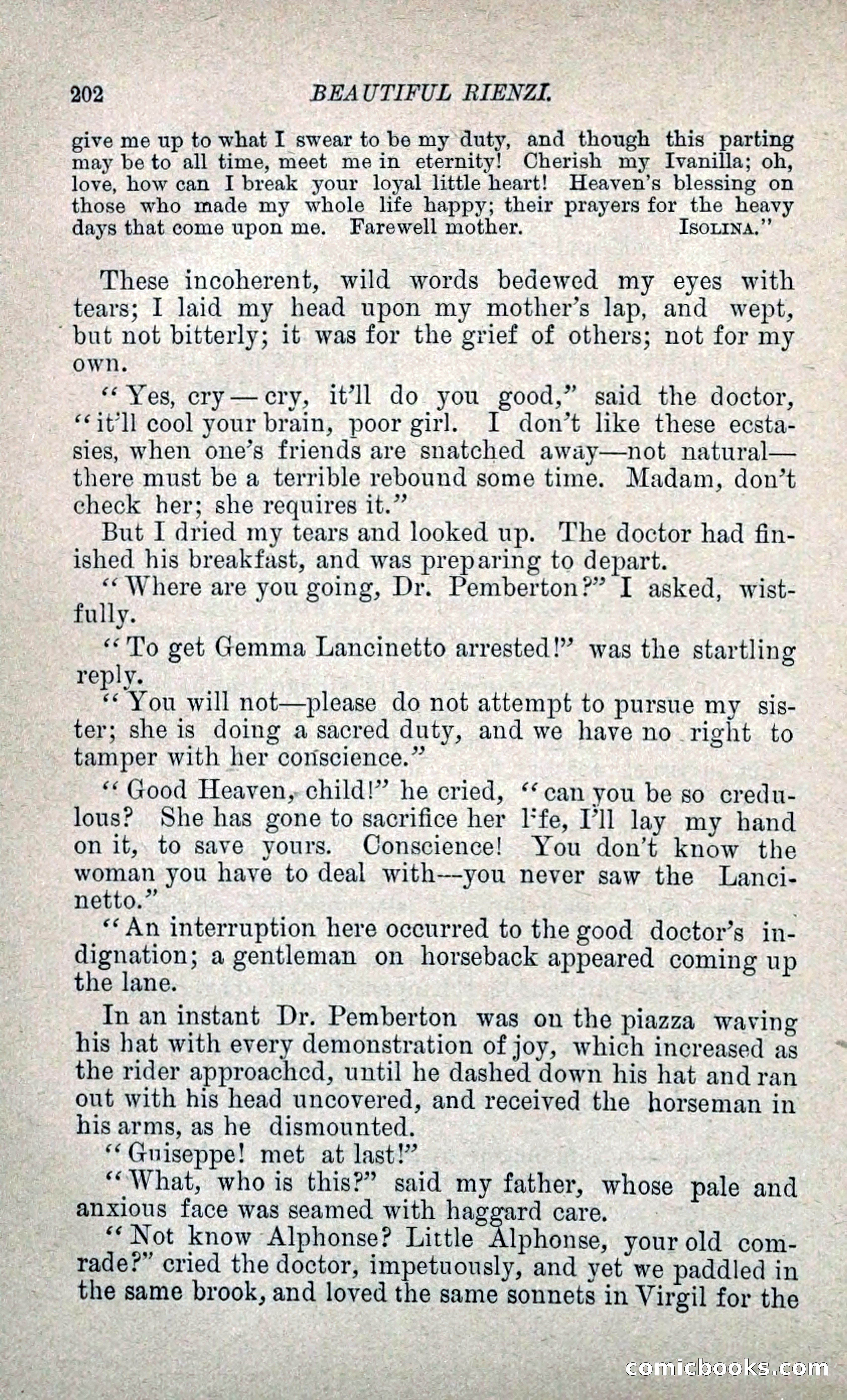 Beautiful Rienzi; or, The Secret Vendetta — page 209 of 299