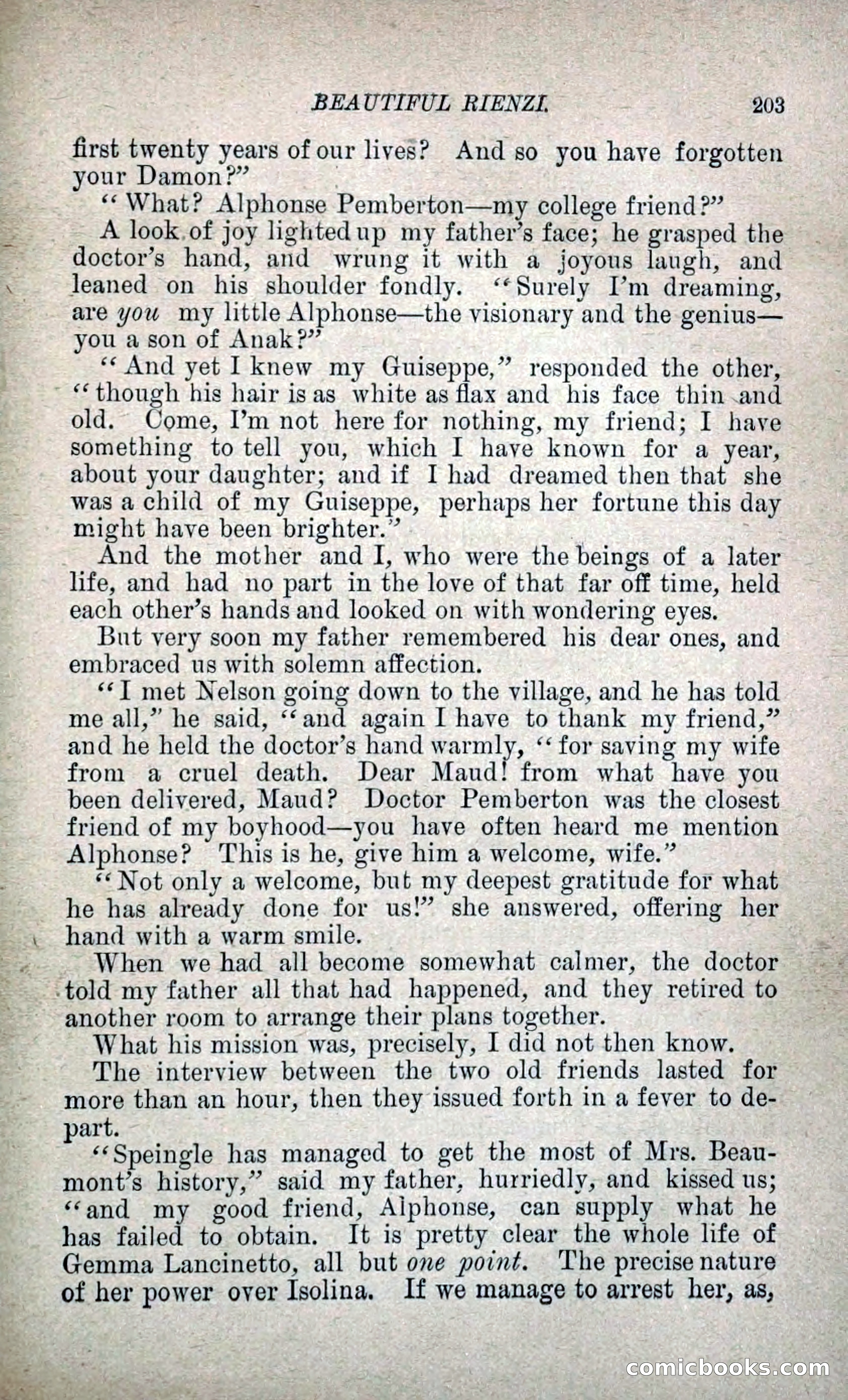 Beautiful Rienzi; or, The Secret Vendetta — page 210 of 299