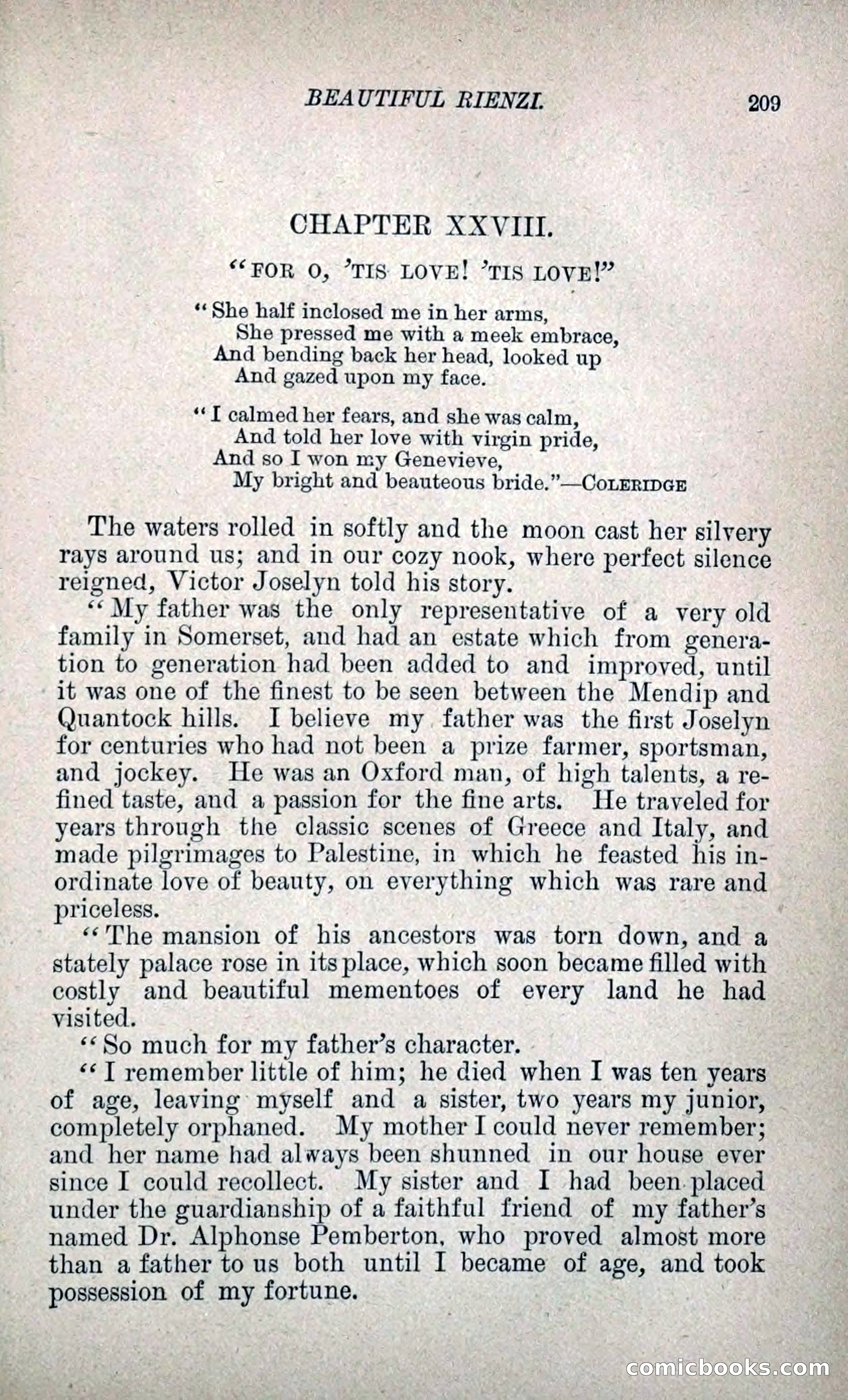 Beautiful Rienzi; or, The Secret Vendetta — page 216 of 299