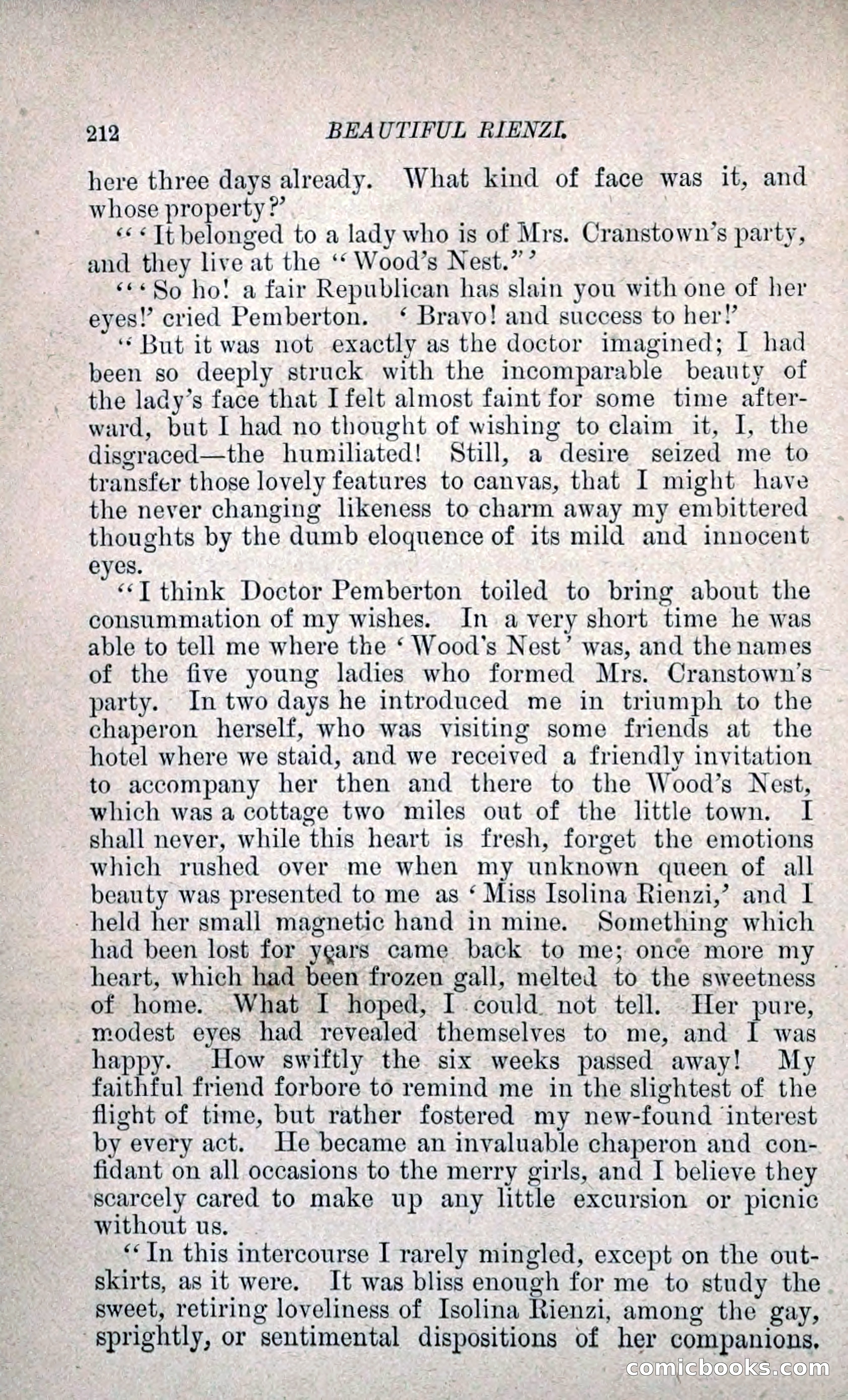 Beautiful Rienzi; or, The Secret Vendetta — page 219 of 299