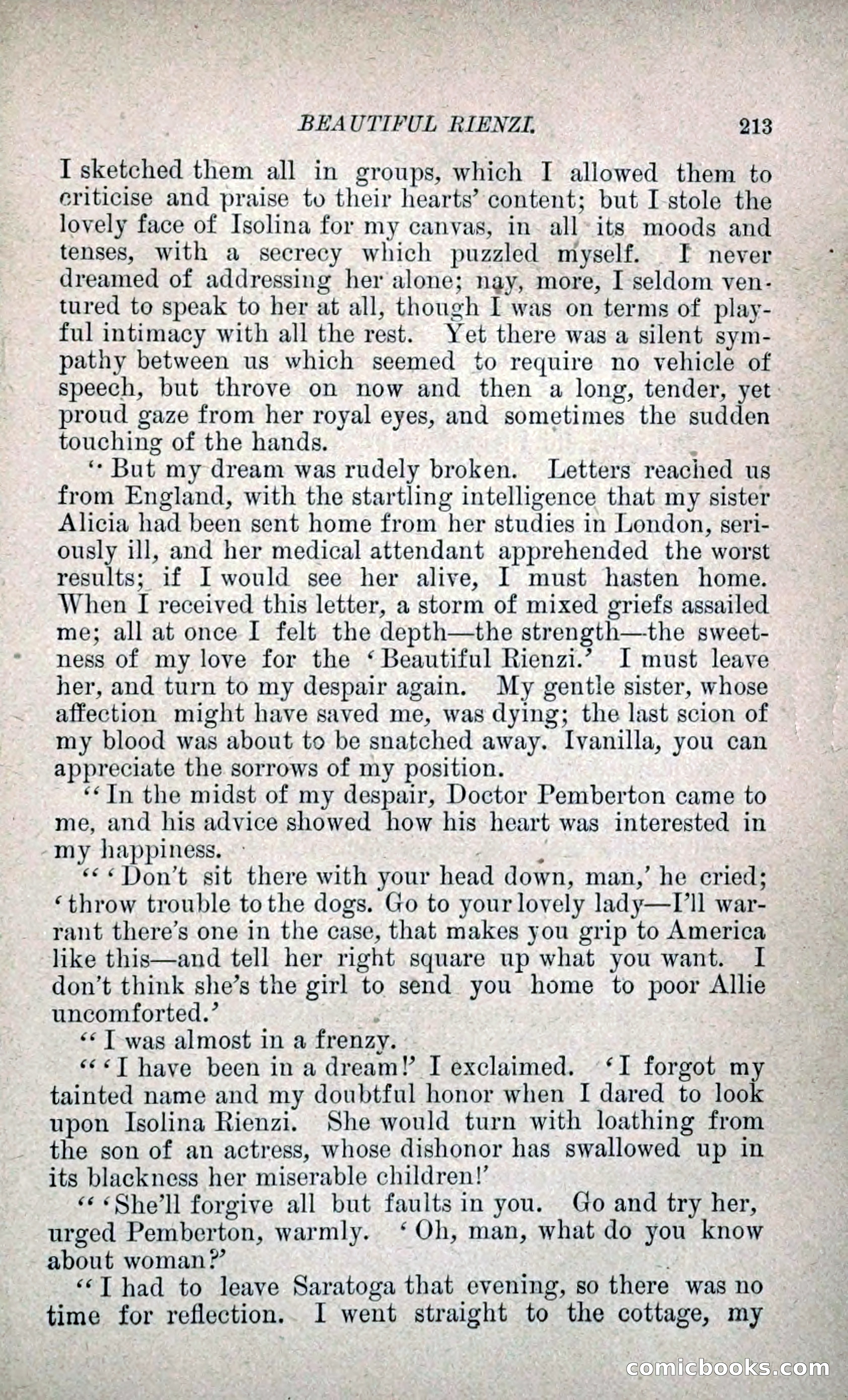 Beautiful Rienzi; or, The Secret Vendetta — page 220 of 299