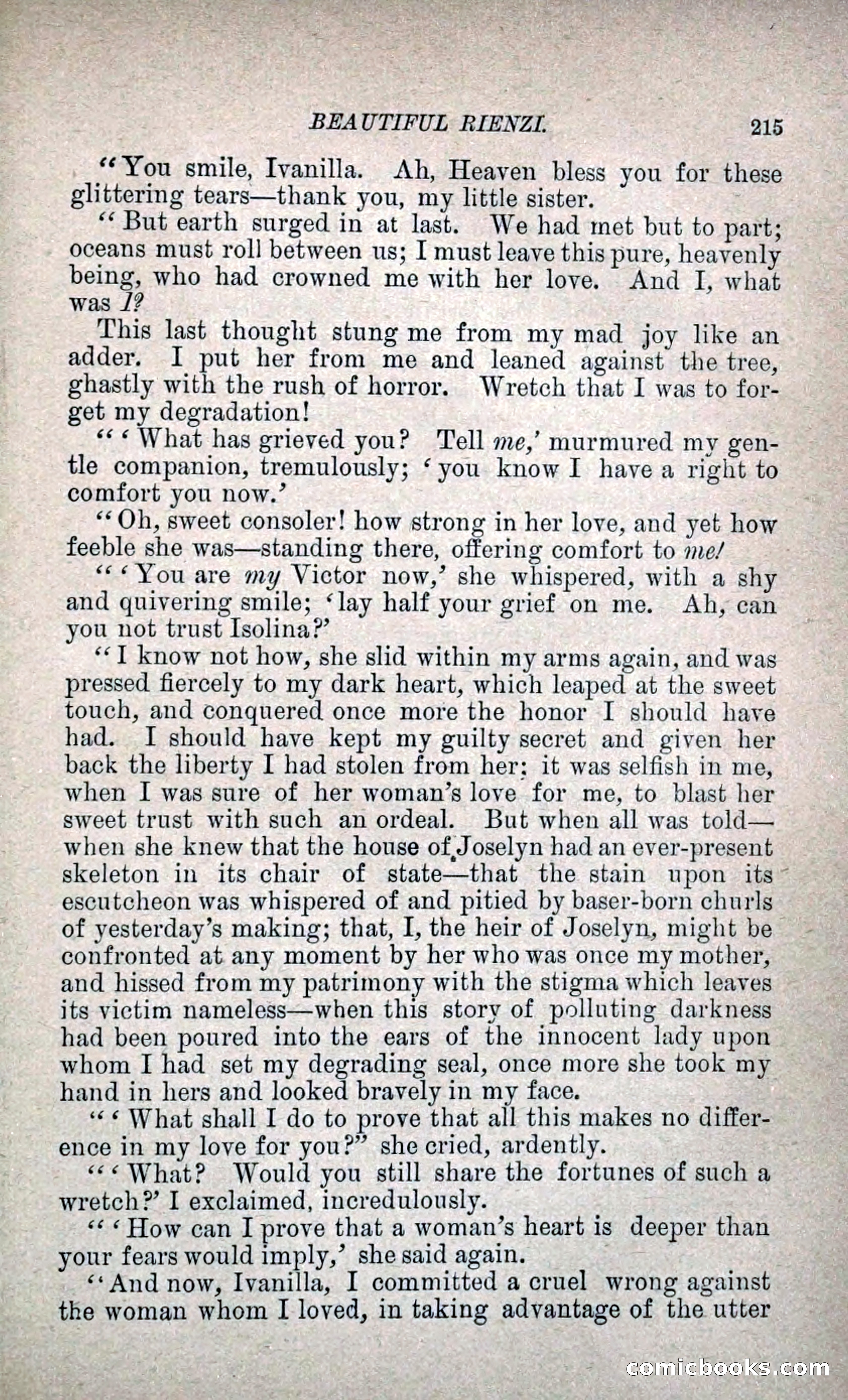 Beautiful Rienzi; or, The Secret Vendetta — page 222 of 299
