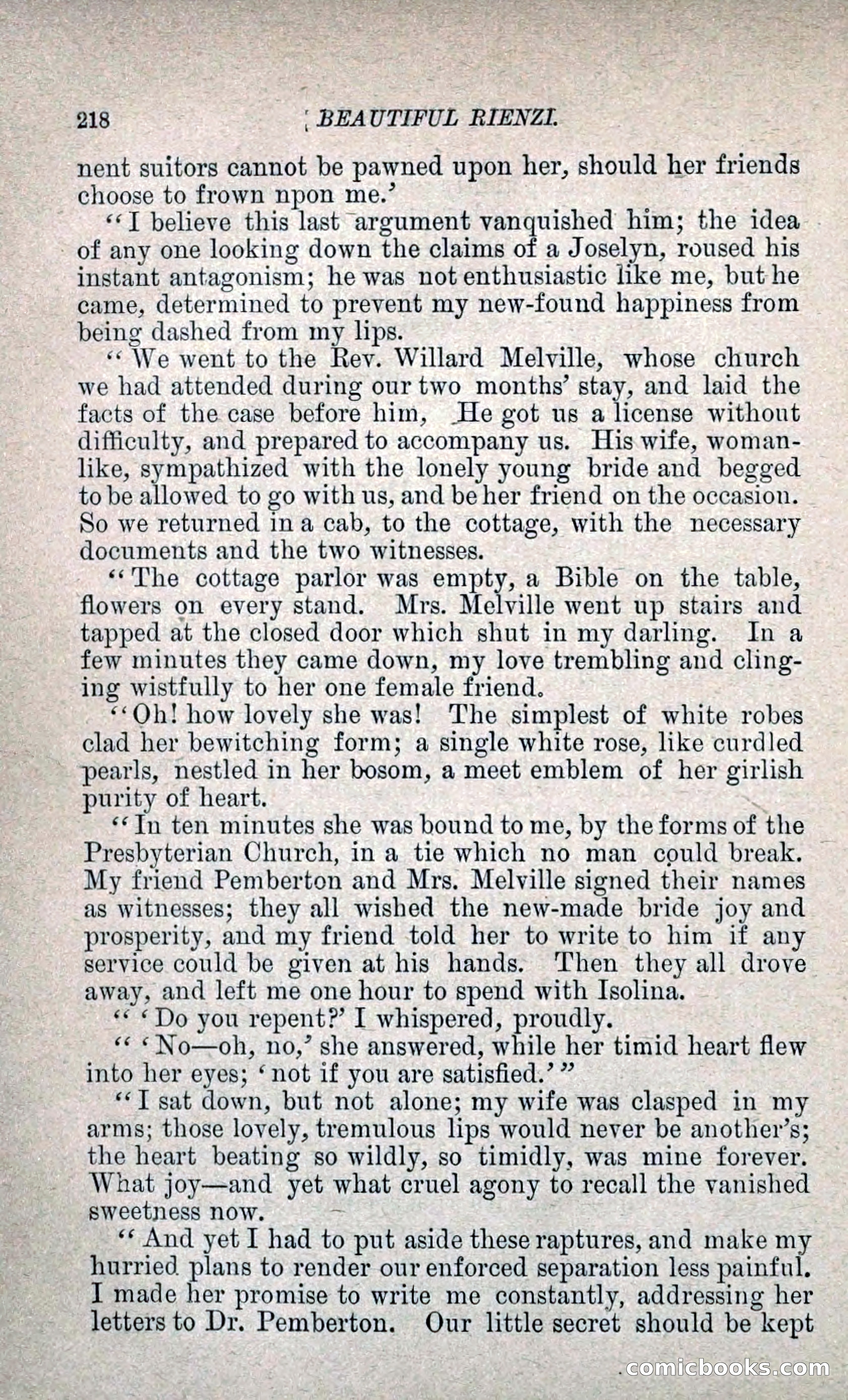 Beautiful Rienzi; or, The Secret Vendetta — page 225 of 299