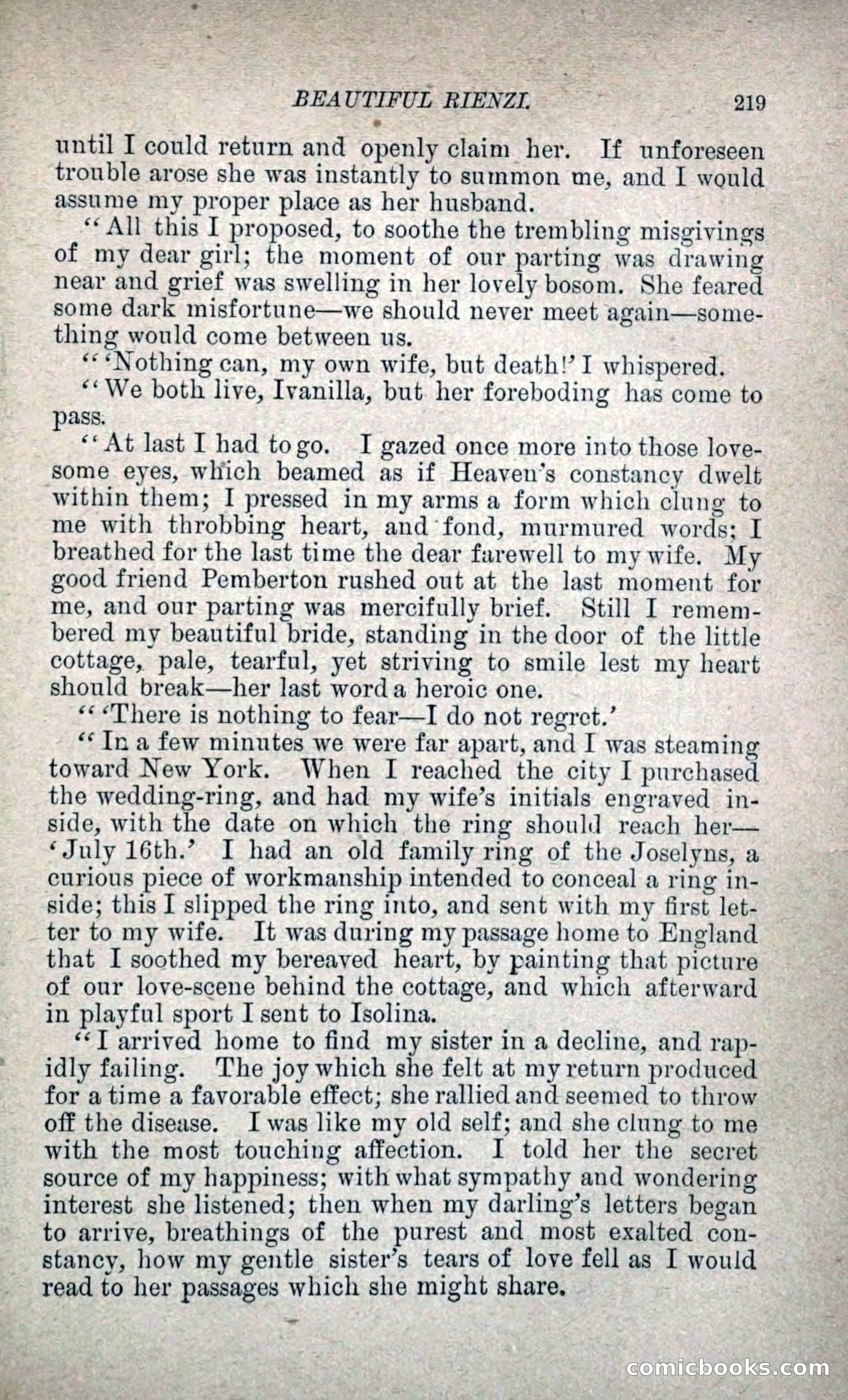 Beautiful Rienzi; or, The Secret Vendetta — page 226 of 299