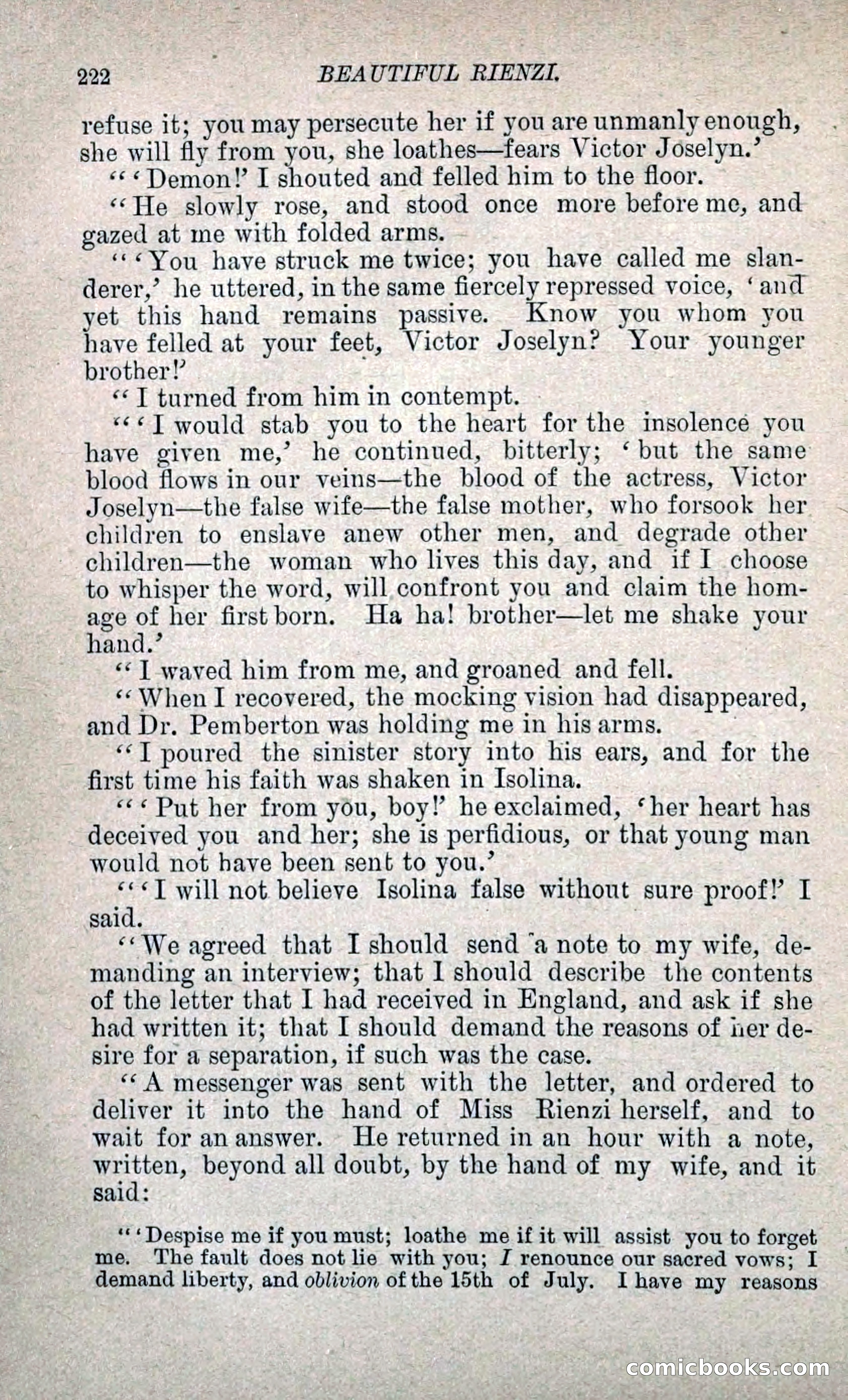 Beautiful Rienzi; or, The Secret Vendetta — page 229 of 299
