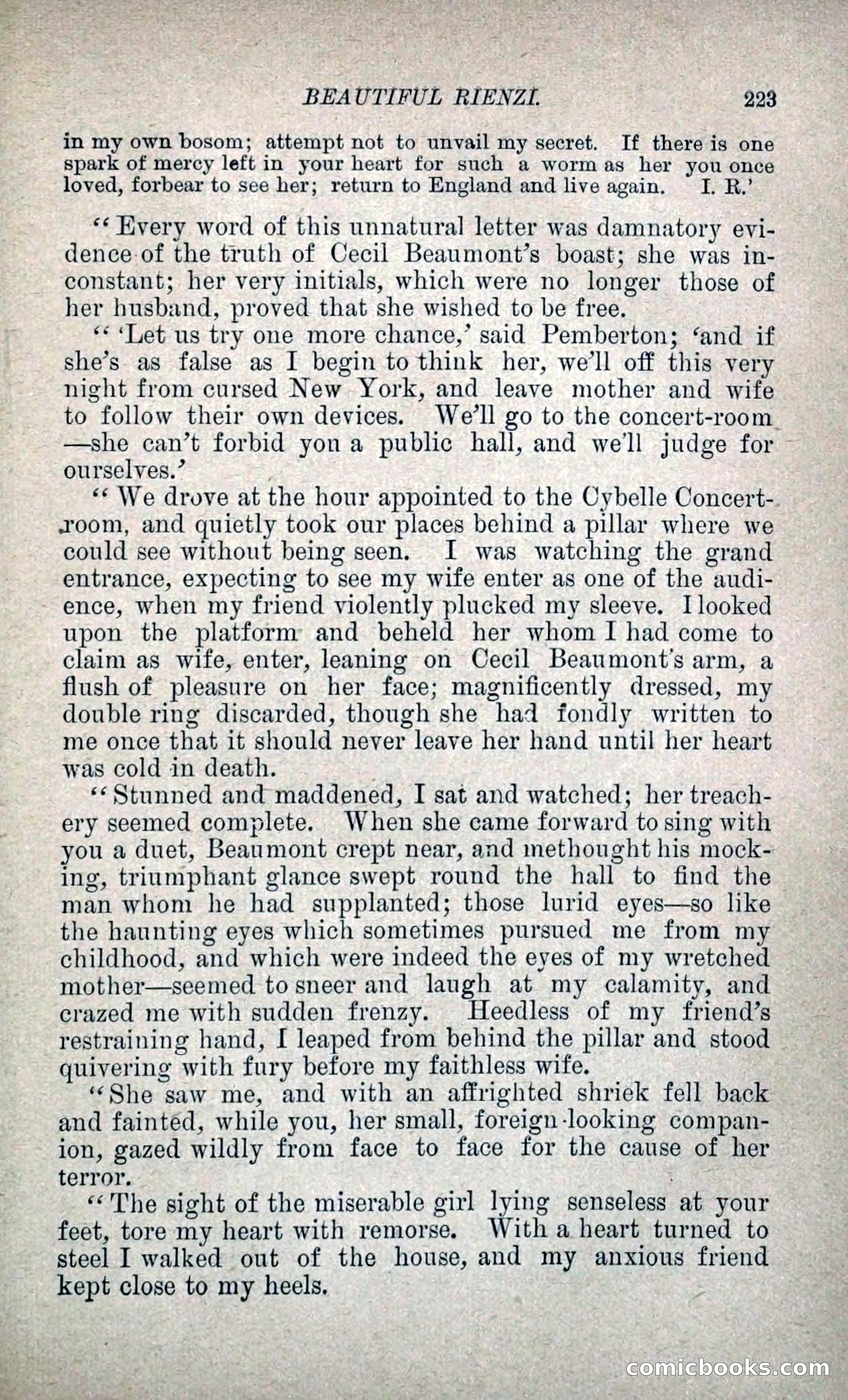 Beautiful Rienzi; or, The Secret Vendetta — page 230 of 299