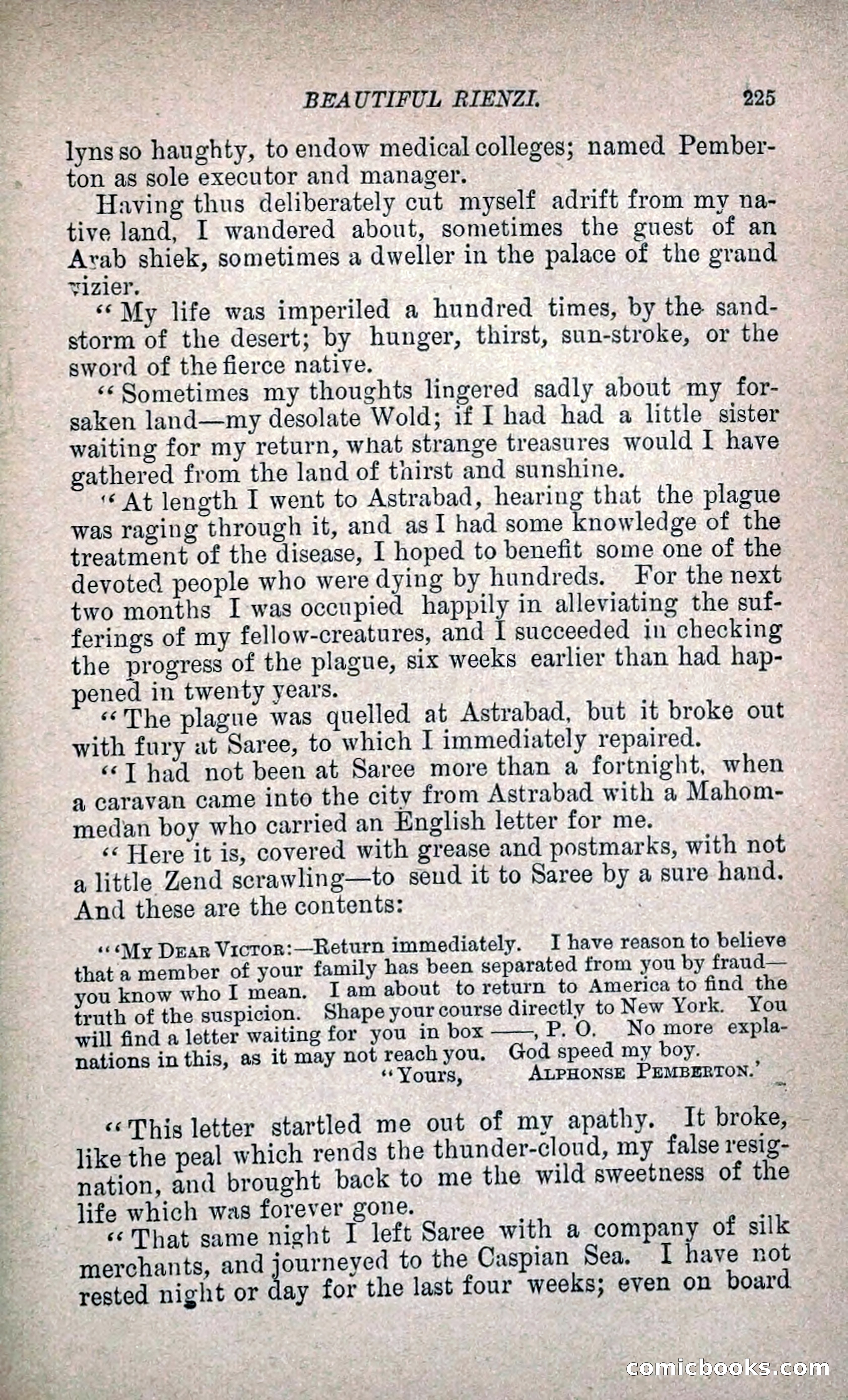 Beautiful Rienzi; or, The Secret Vendetta — page 232 of 299