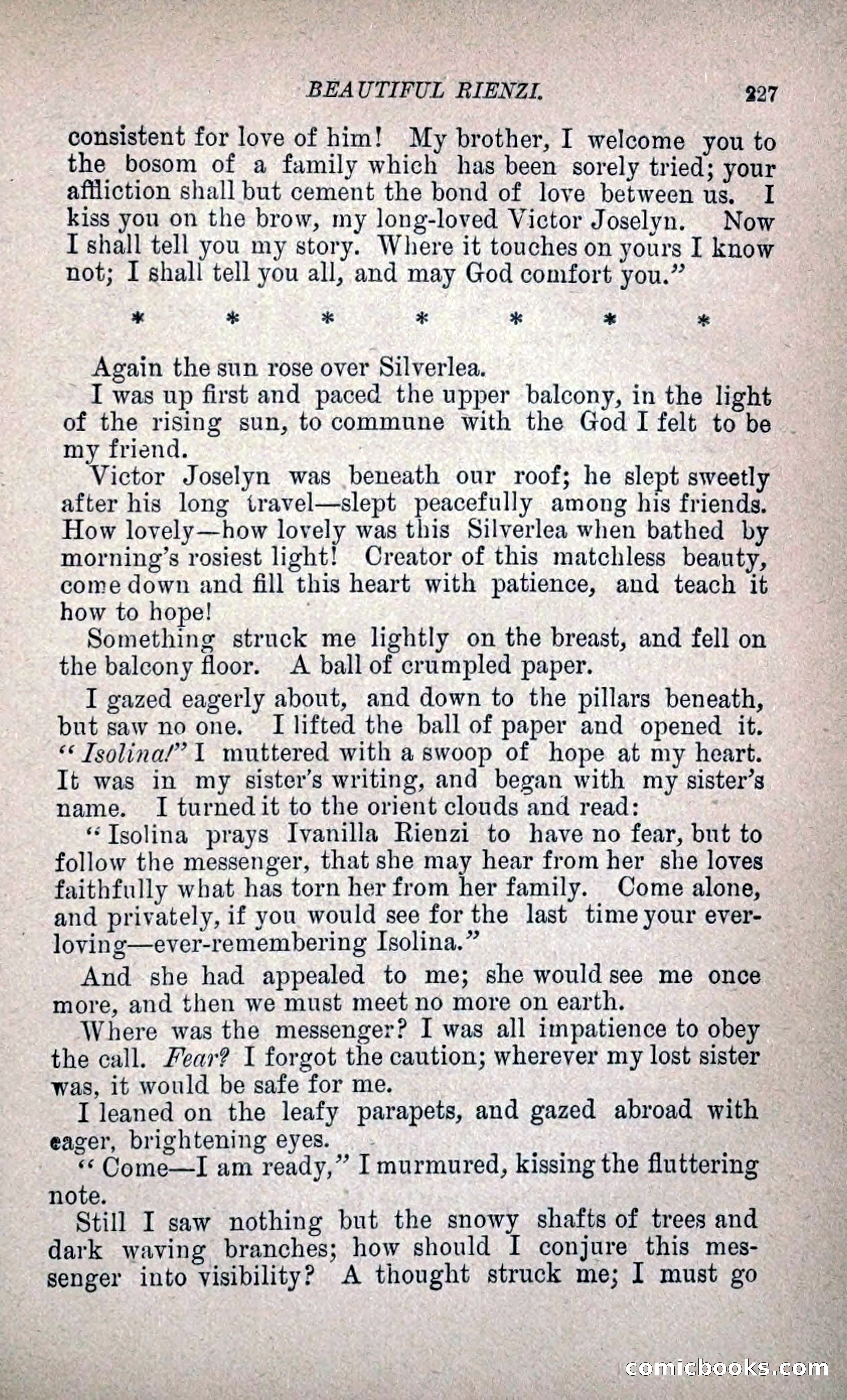 Beautiful Rienzi; or, The Secret Vendetta — page 234 of 299
