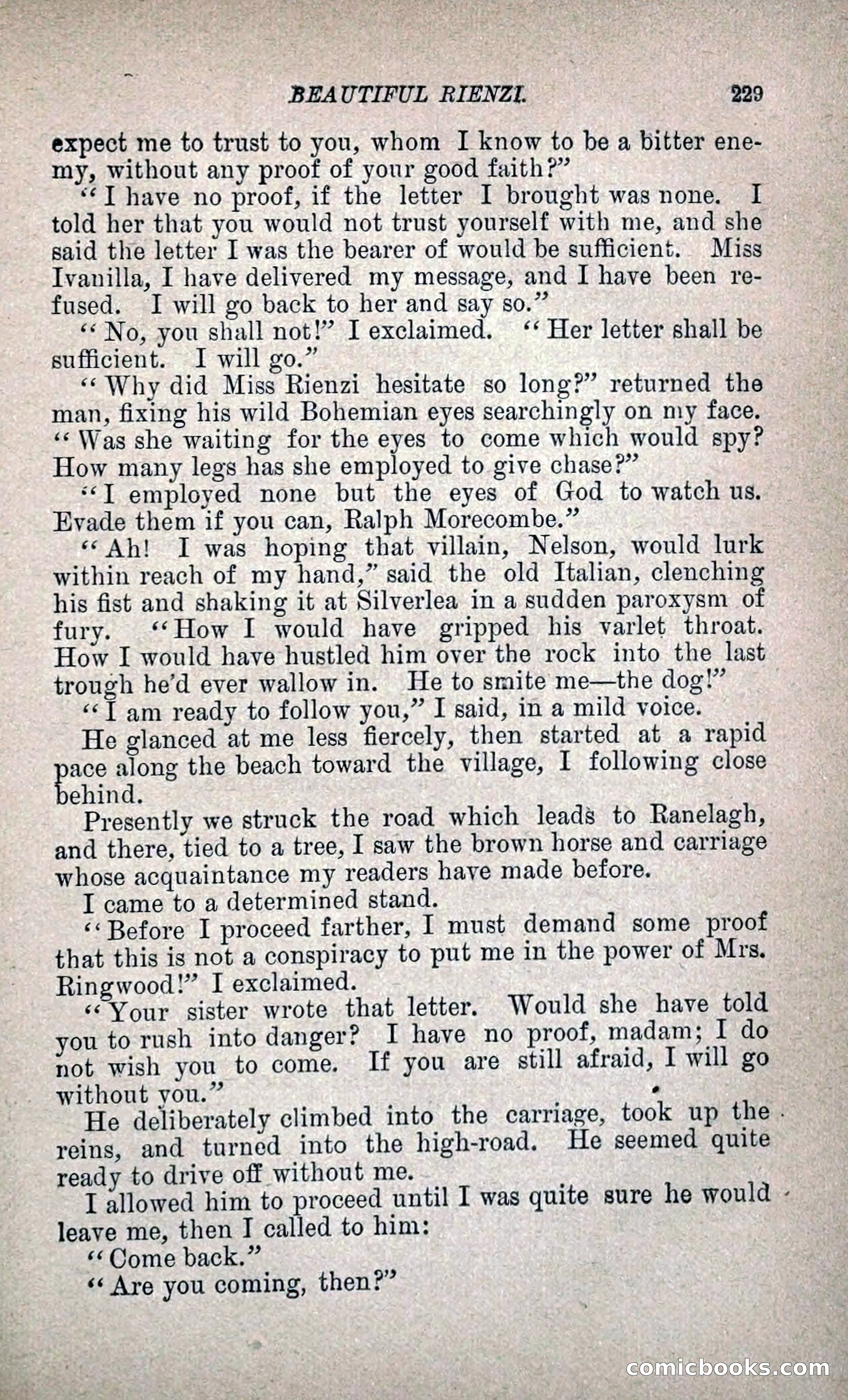 Beautiful Rienzi; or, The Secret Vendetta — page 236 of 299