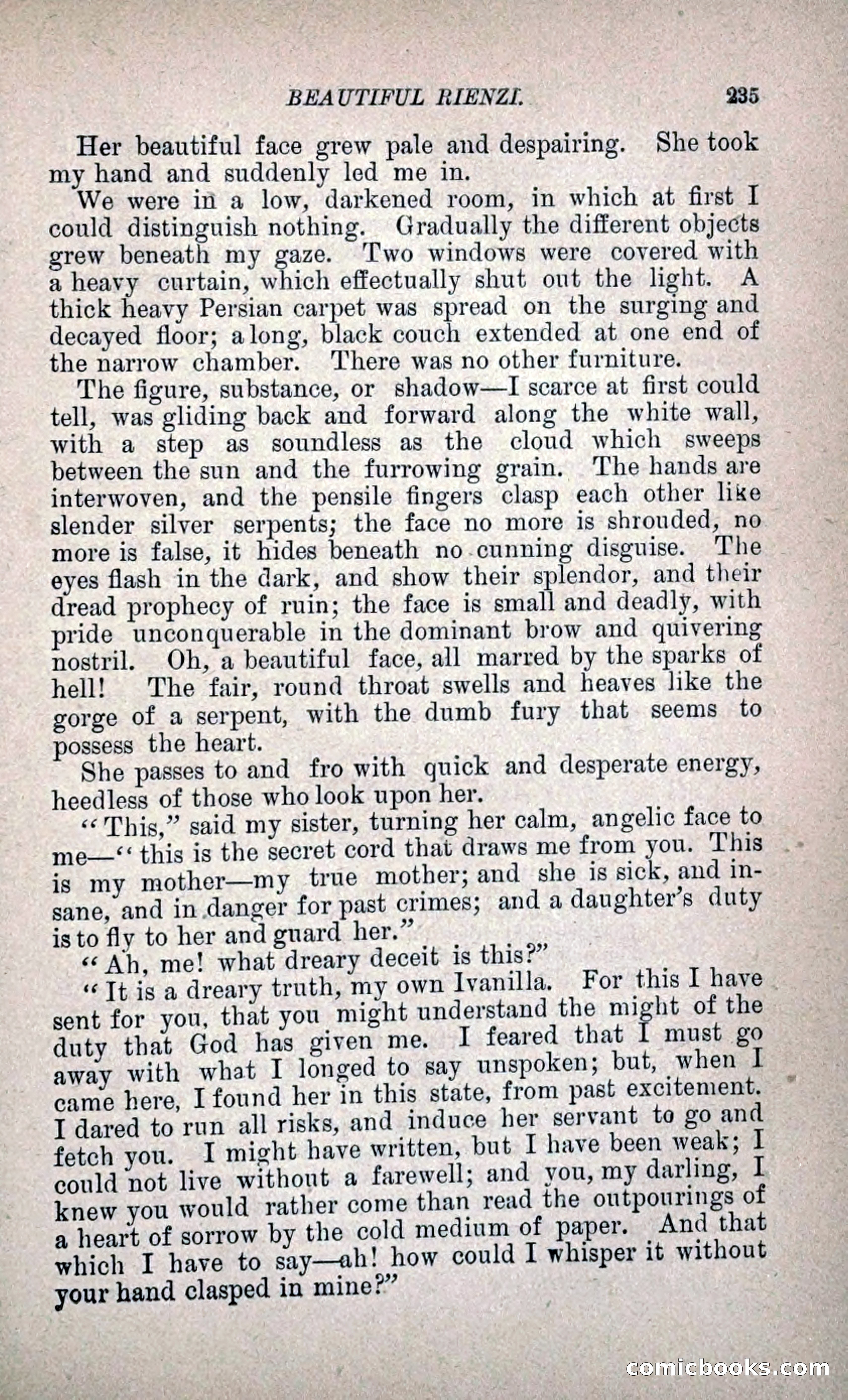 Beautiful Rienzi; or, The Secret Vendetta — page 242 of 299