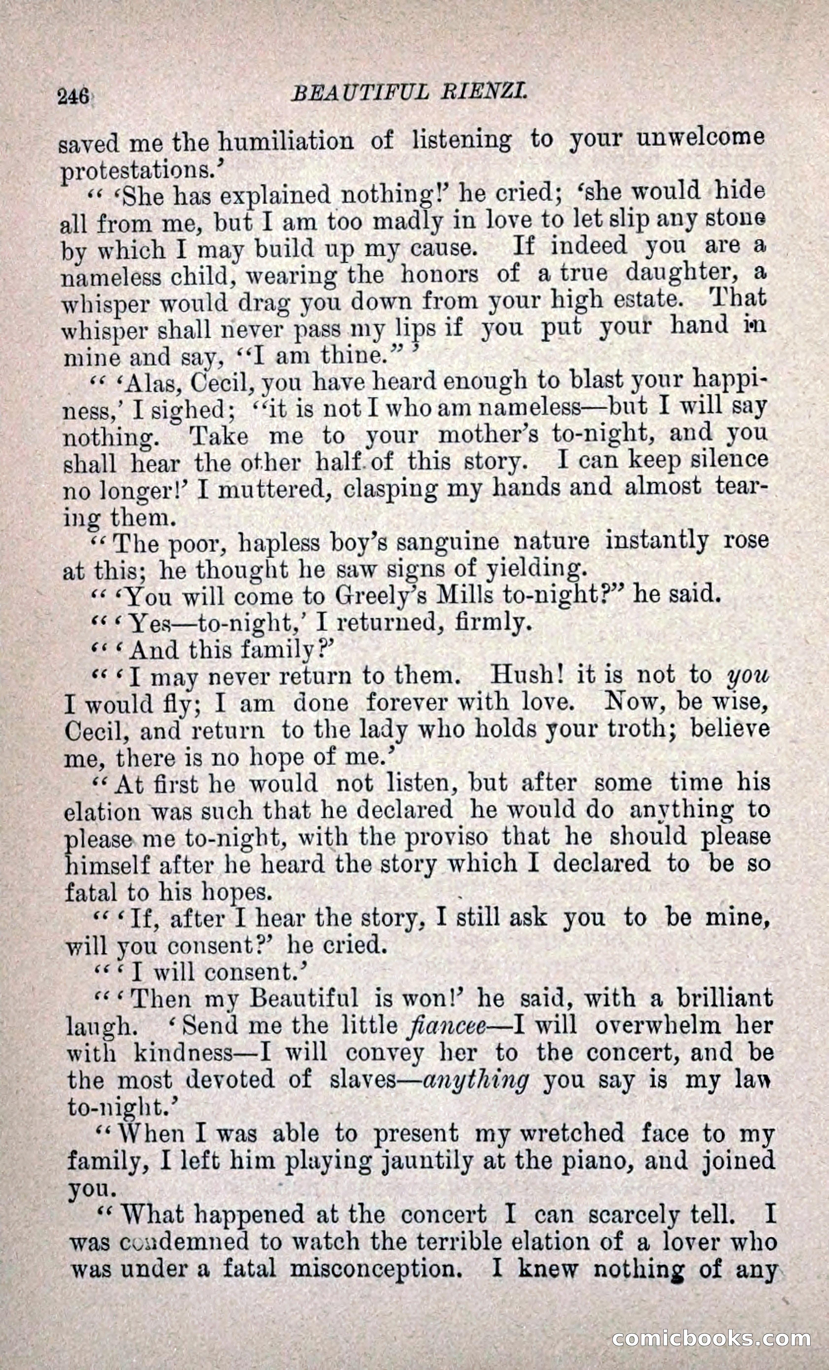 Beautiful Rienzi; or, The Secret Vendetta — page 253 of 299