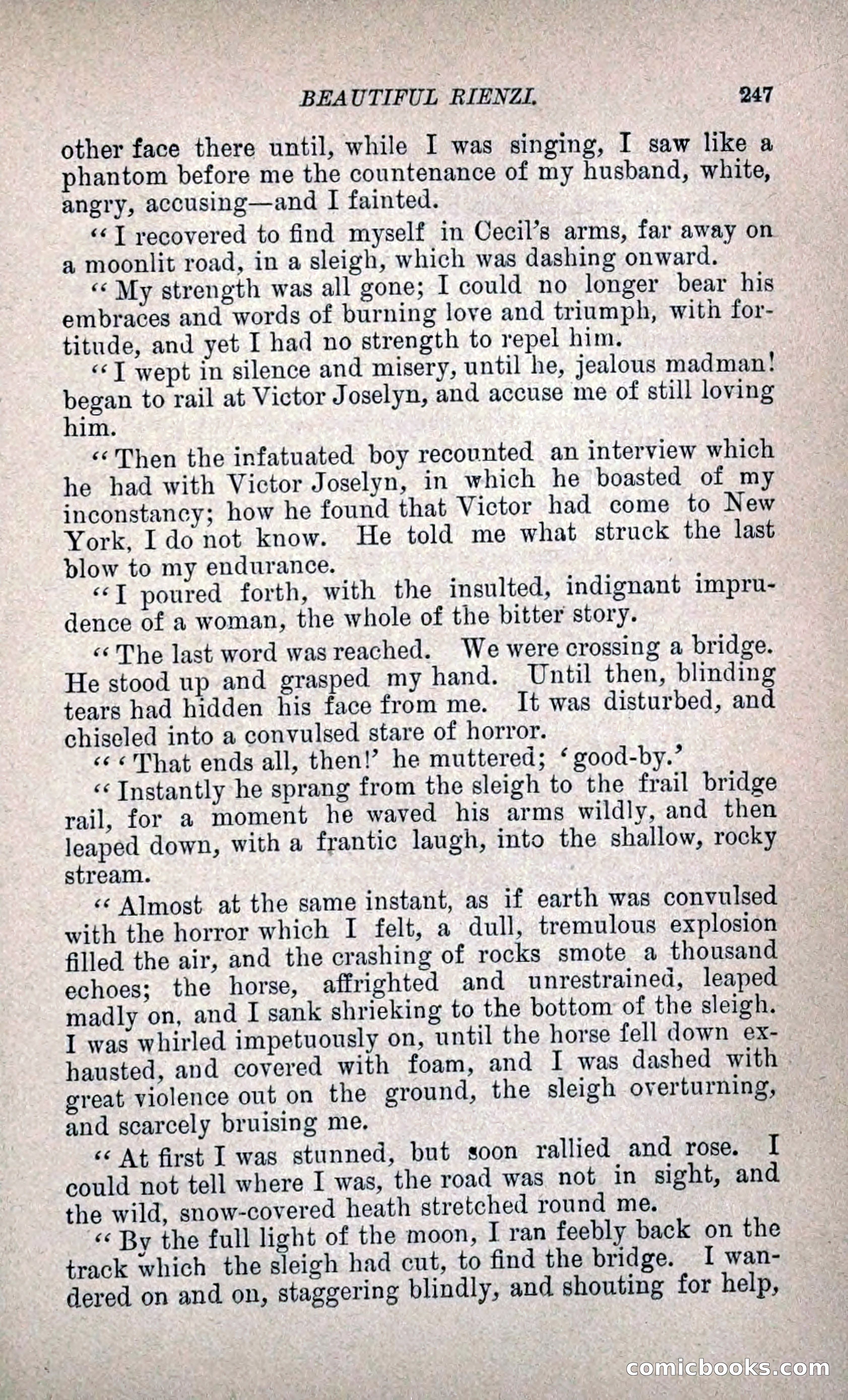 Beautiful Rienzi; or, The Secret Vendetta — page 254 of 299