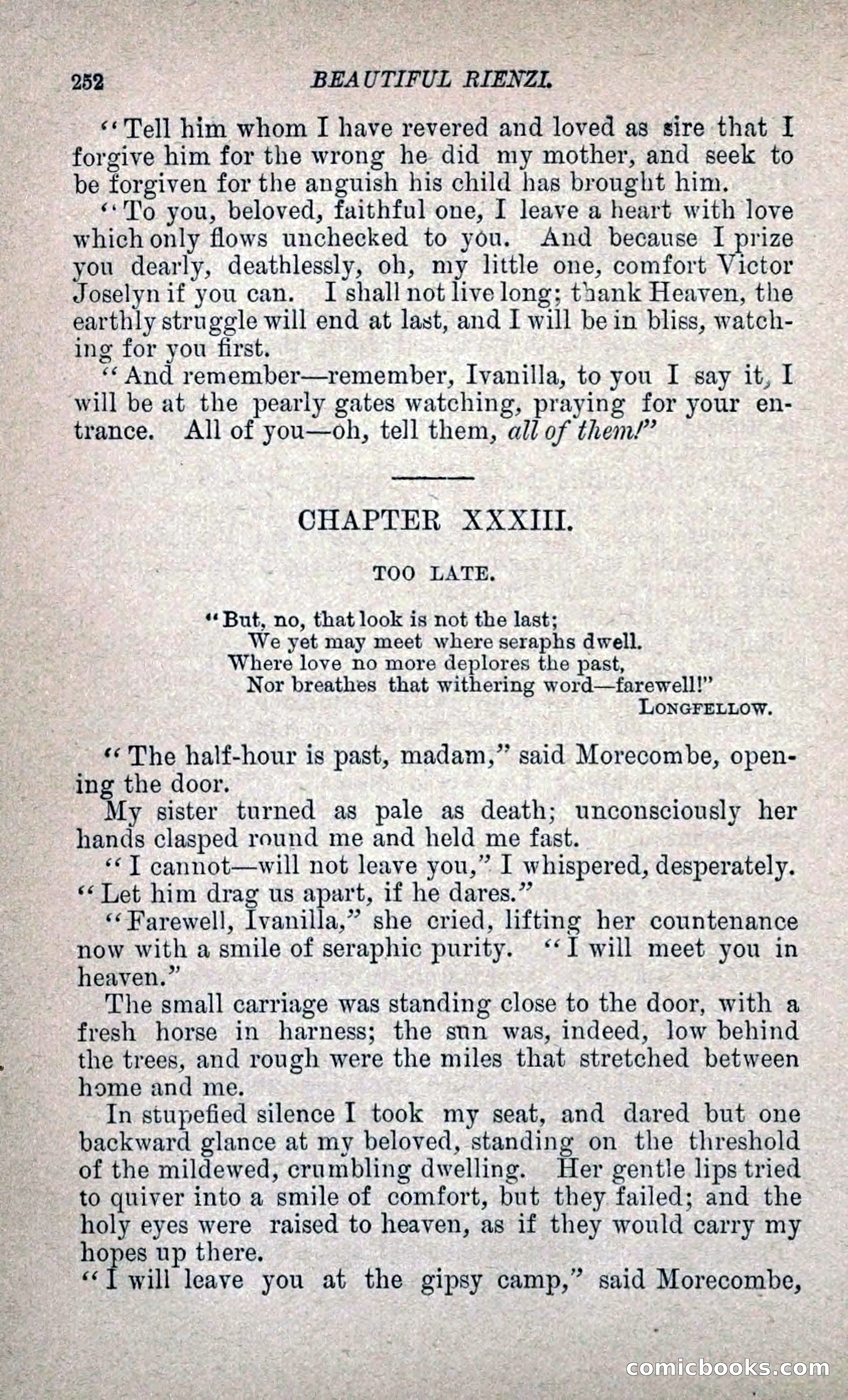Beautiful Rienzi; or, The Secret Vendetta — page 259 of 299