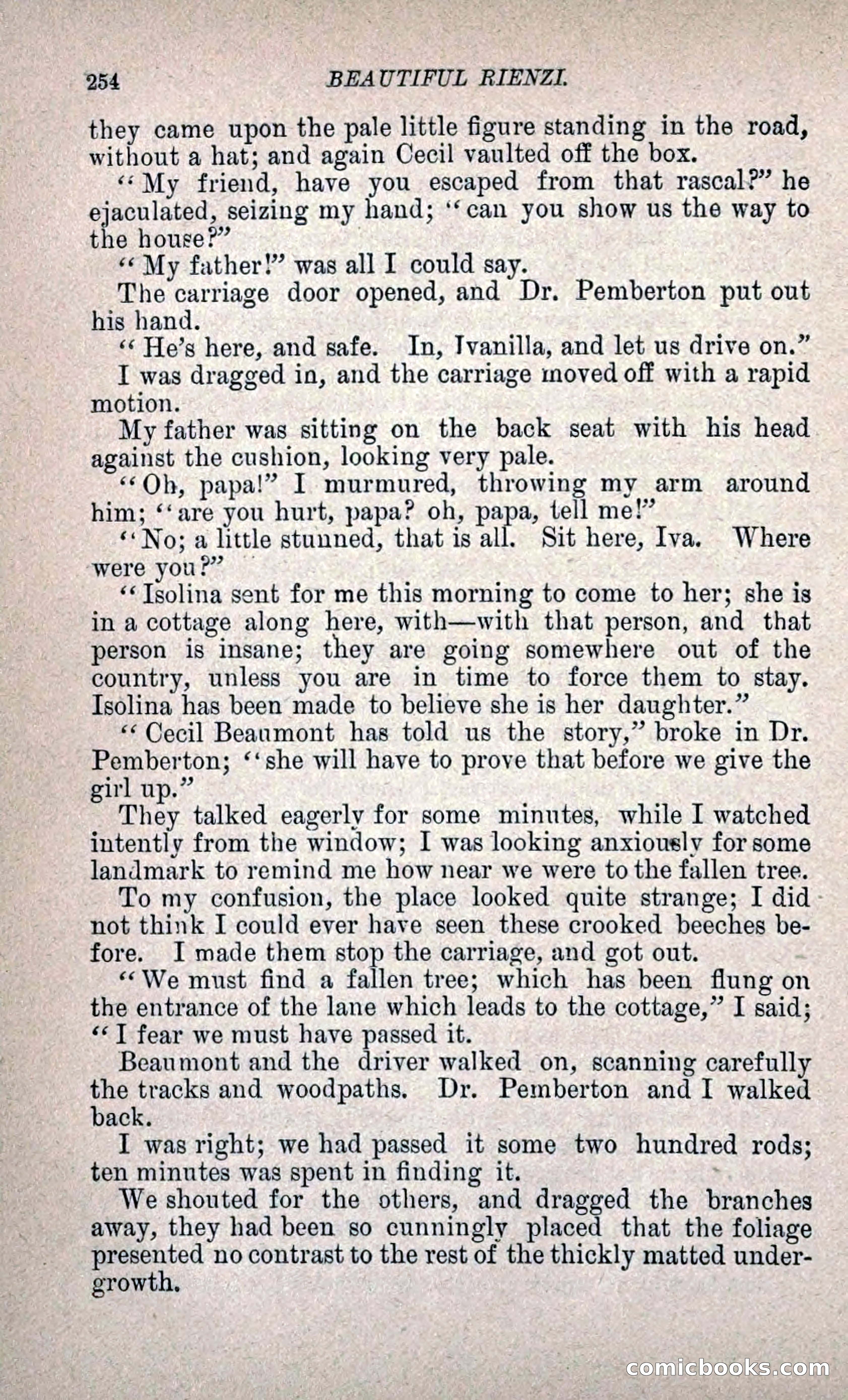 Beautiful Rienzi; or, The Secret Vendetta — page 261 of 299