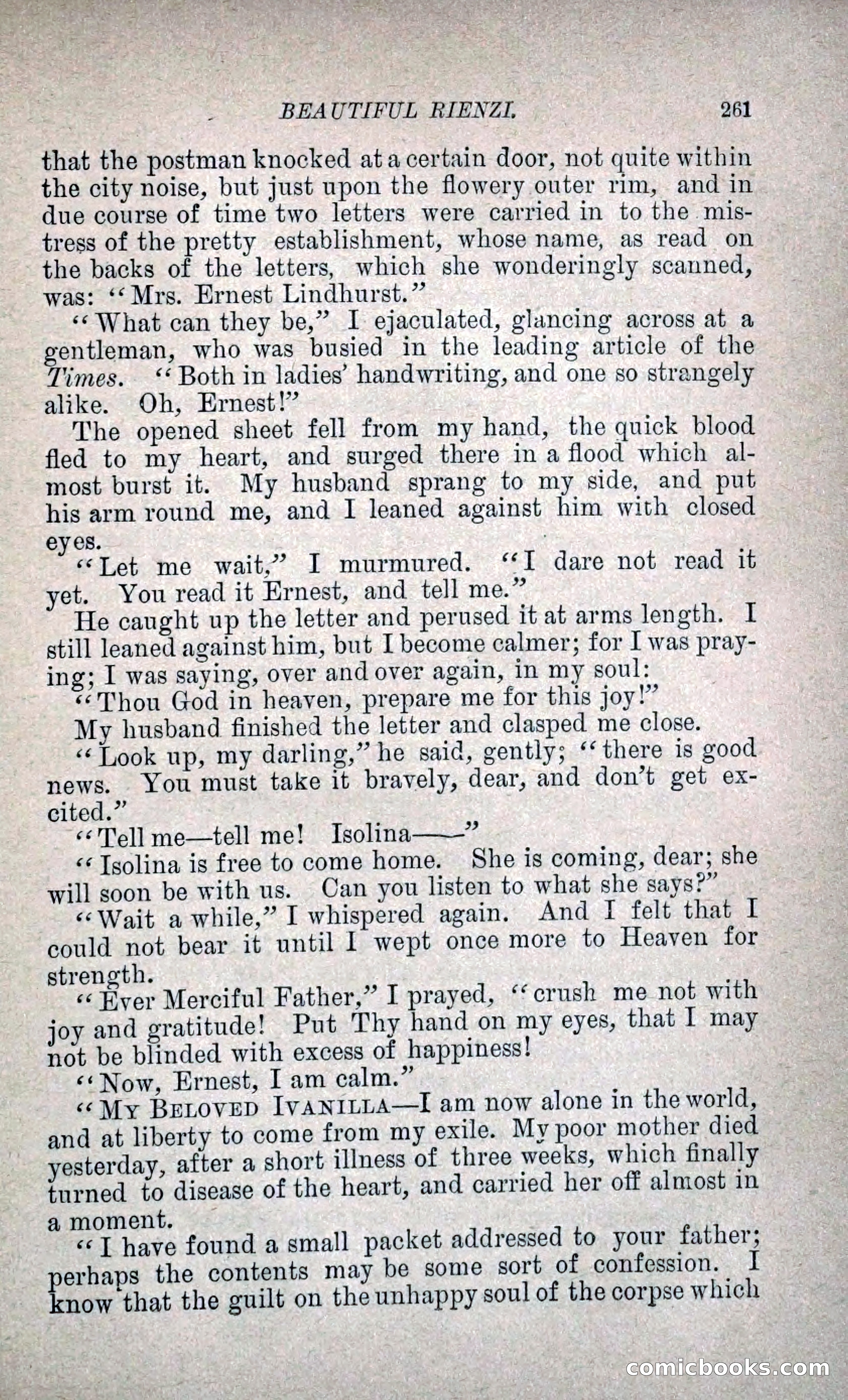 Beautiful Rienzi; or, The Secret Vendetta — page 268 of 299