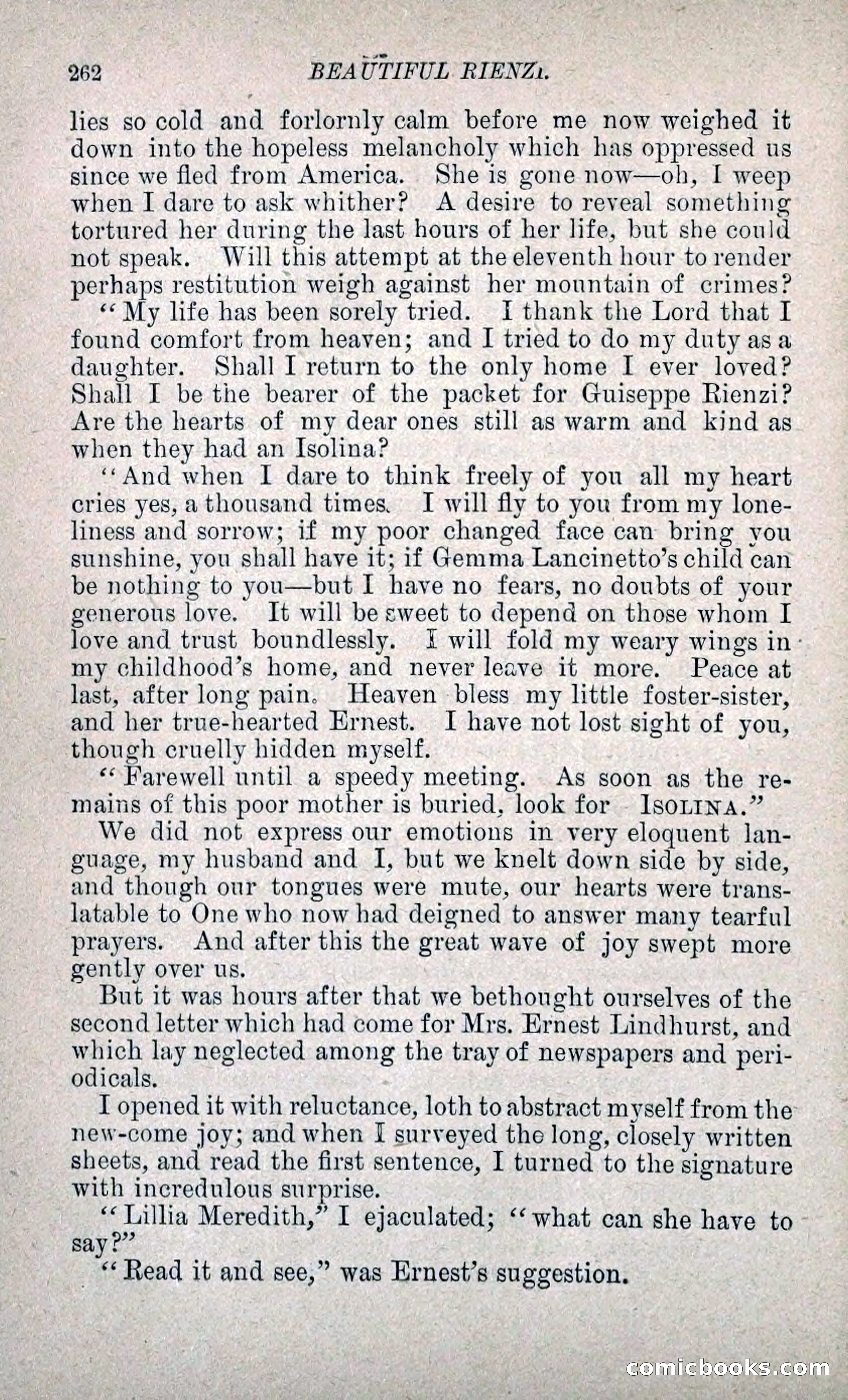 Beautiful Rienzi; or, The Secret Vendetta — page 269 of 299