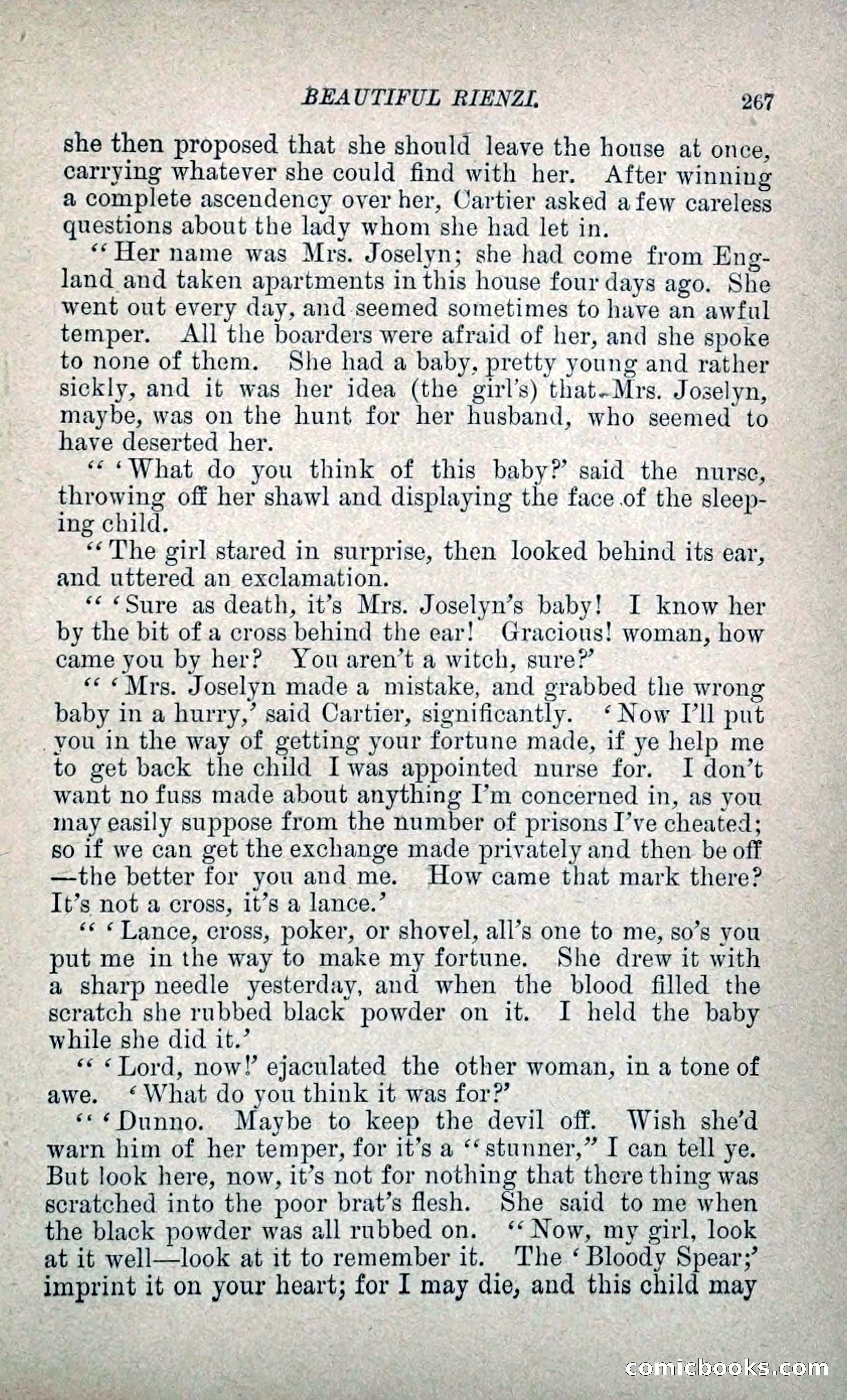 Beautiful Rienzi; or, The Secret Vendetta — page 274 of 299