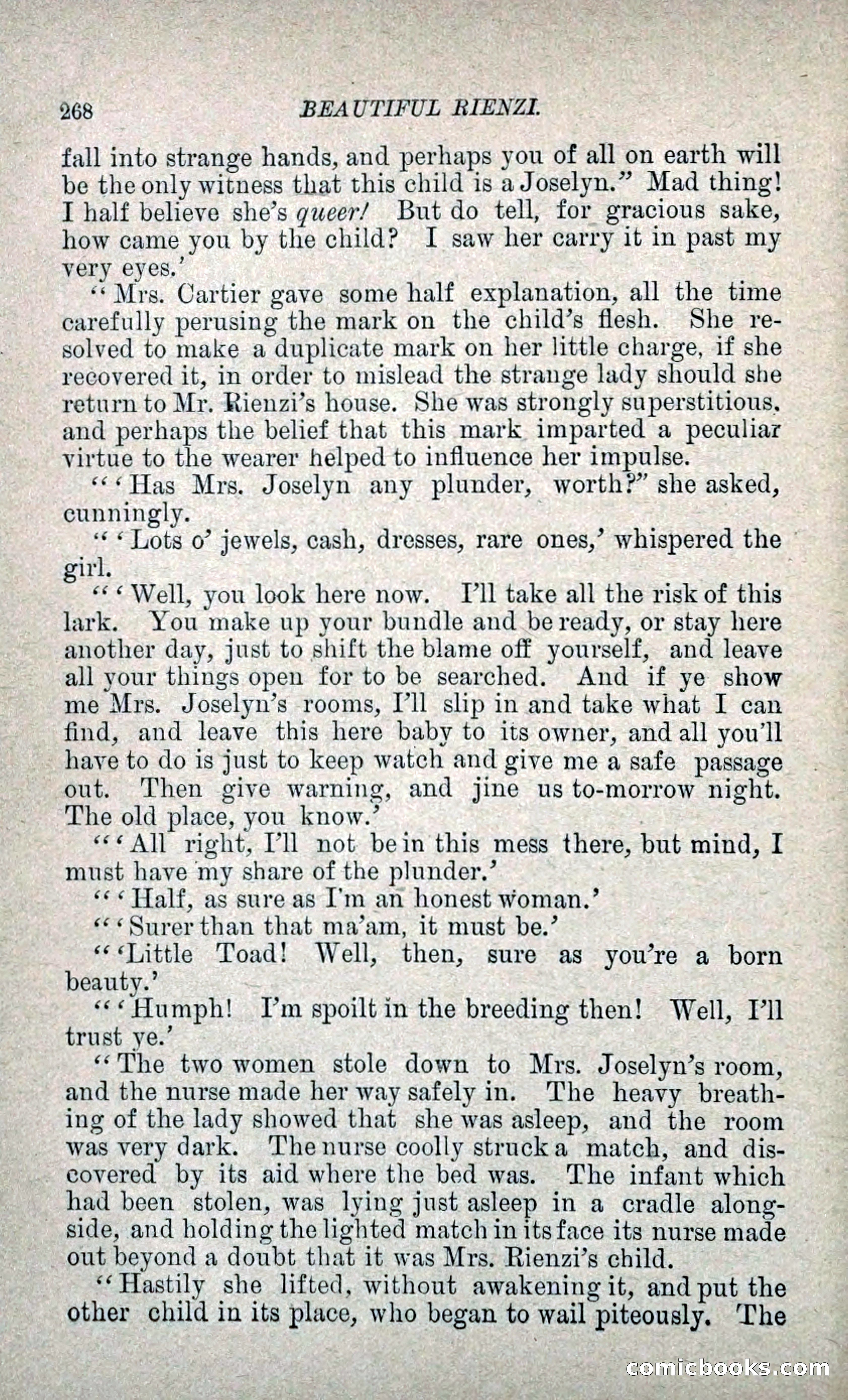 Beautiful Rienzi; or, The Secret Vendetta — page 275 of 299