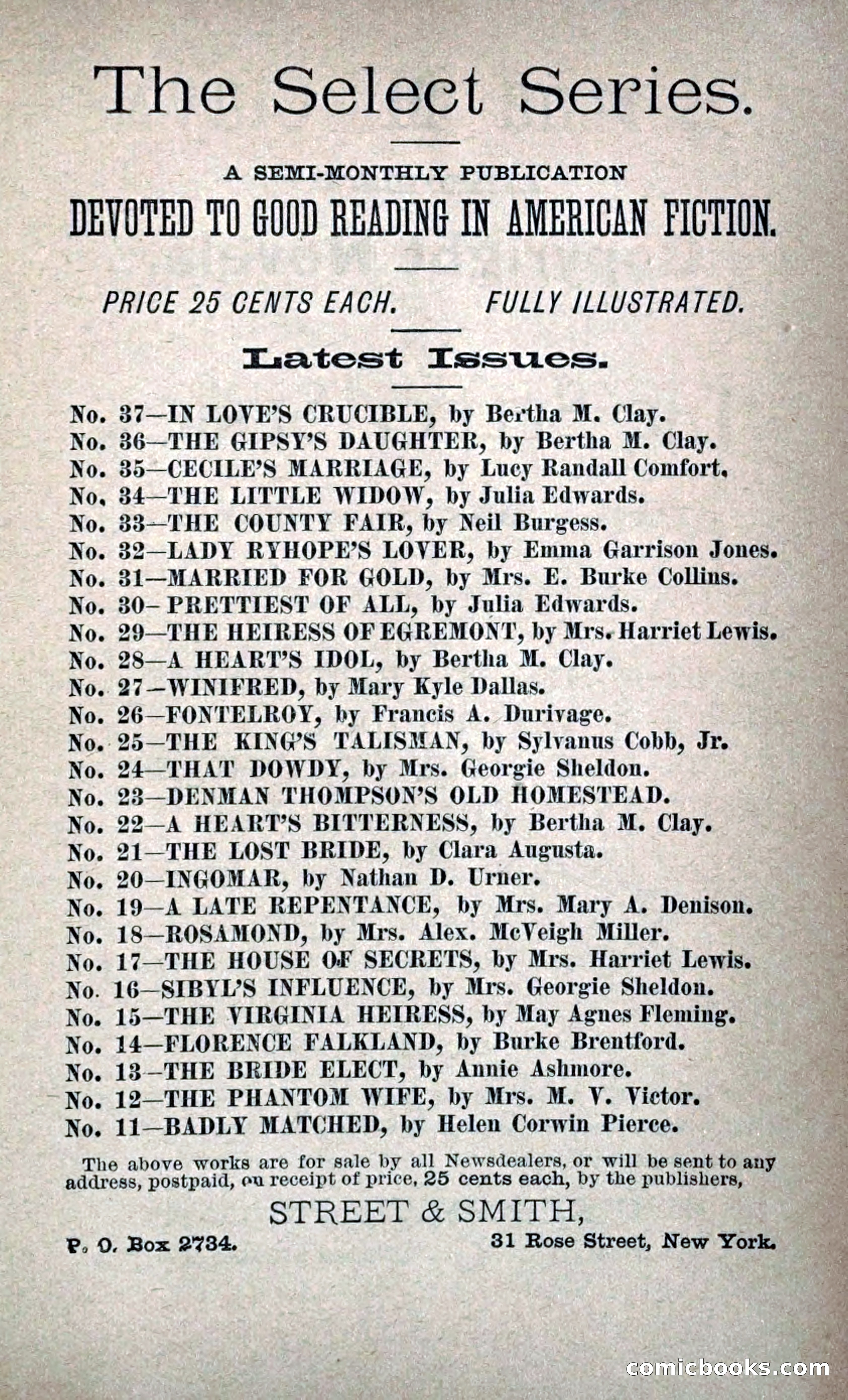 Beautiful Rienzi; or, The Secret Vendetta — page 292 of 299
