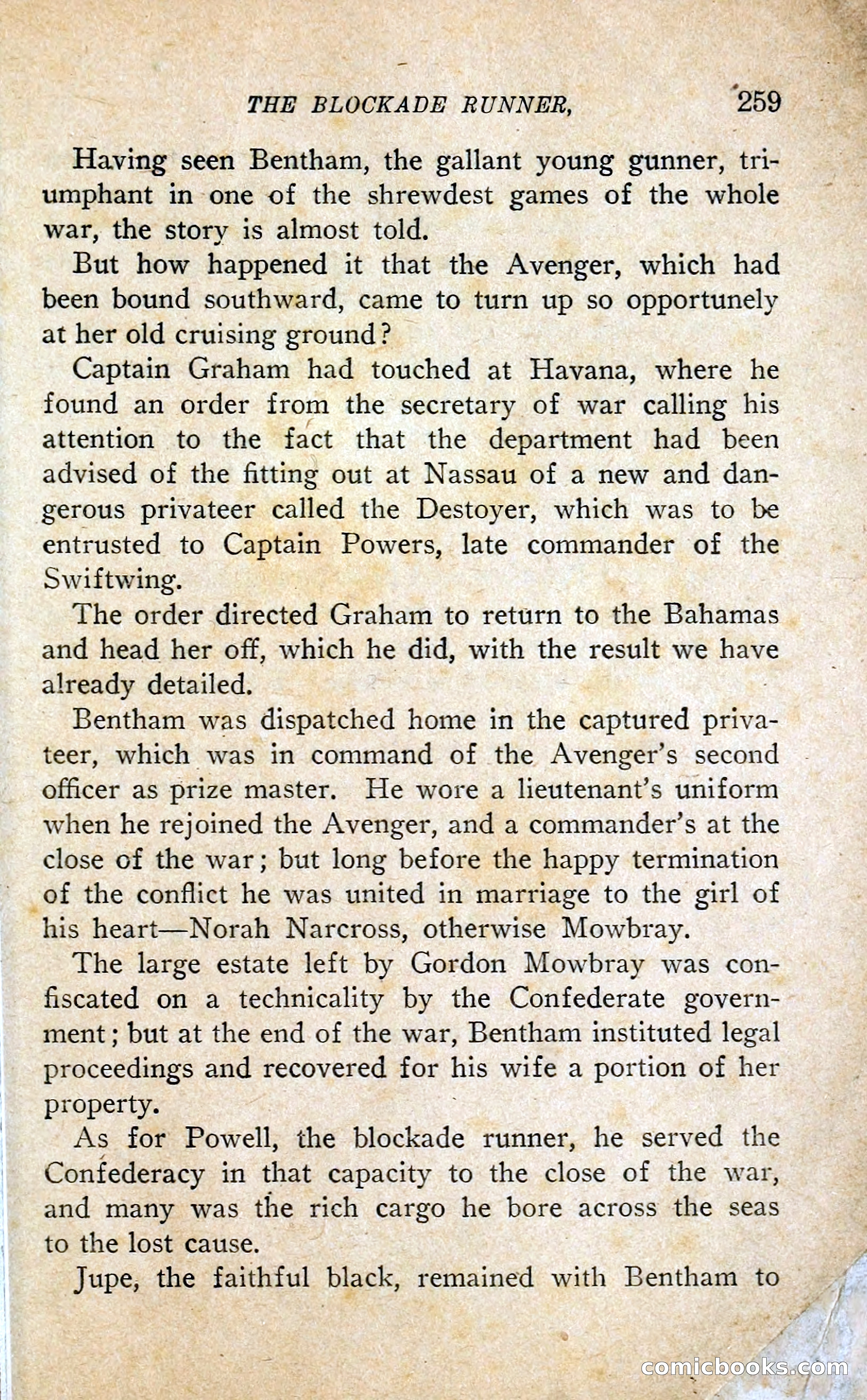 The Blockade Runner — page 258 of 263