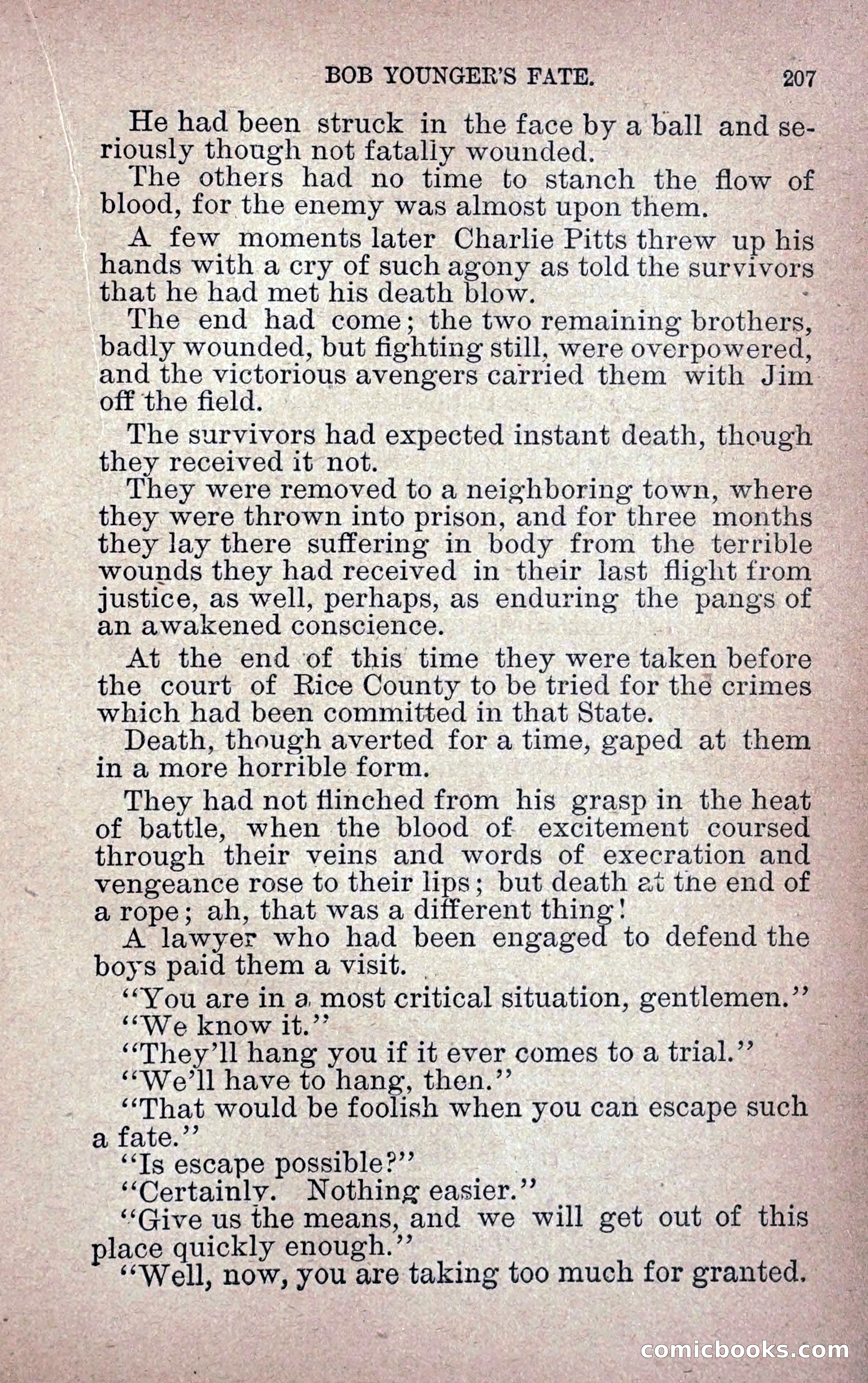 Bob Younger's Fate — page 216 of 232