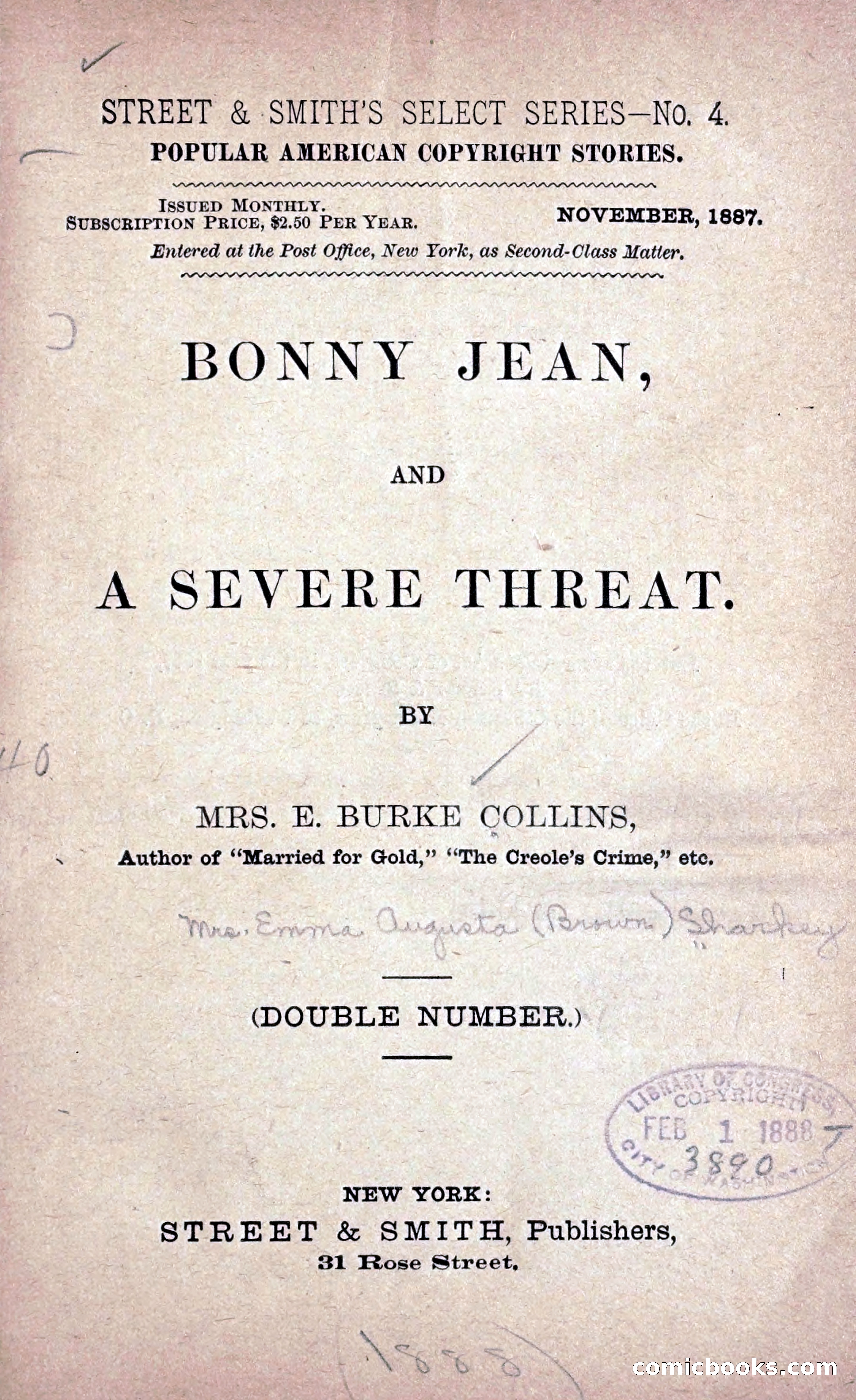 Bonny Jean, and A Severe Threat — page 8 of 267