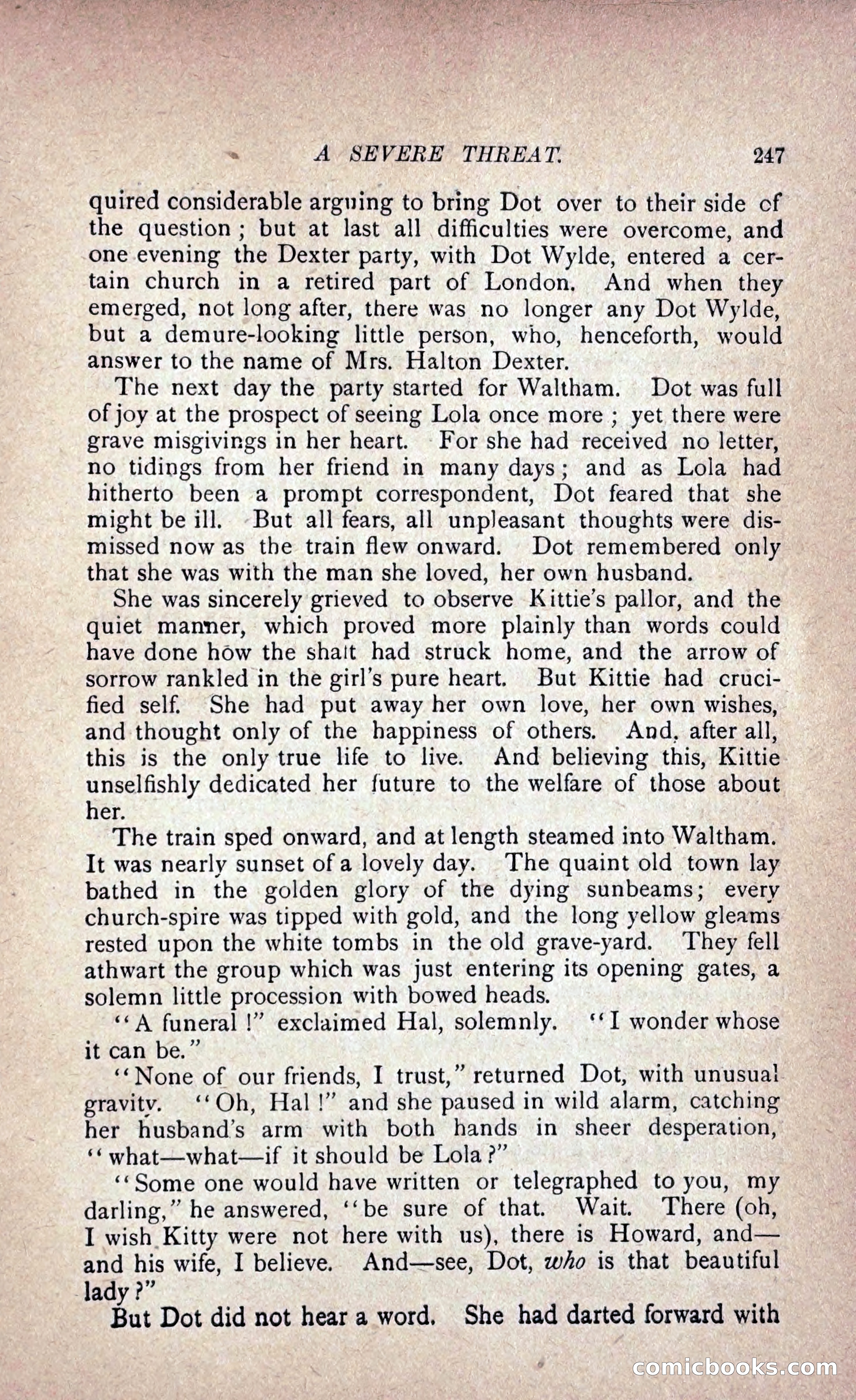 Bonny Jean, and A Severe Threat — page 254 of 267