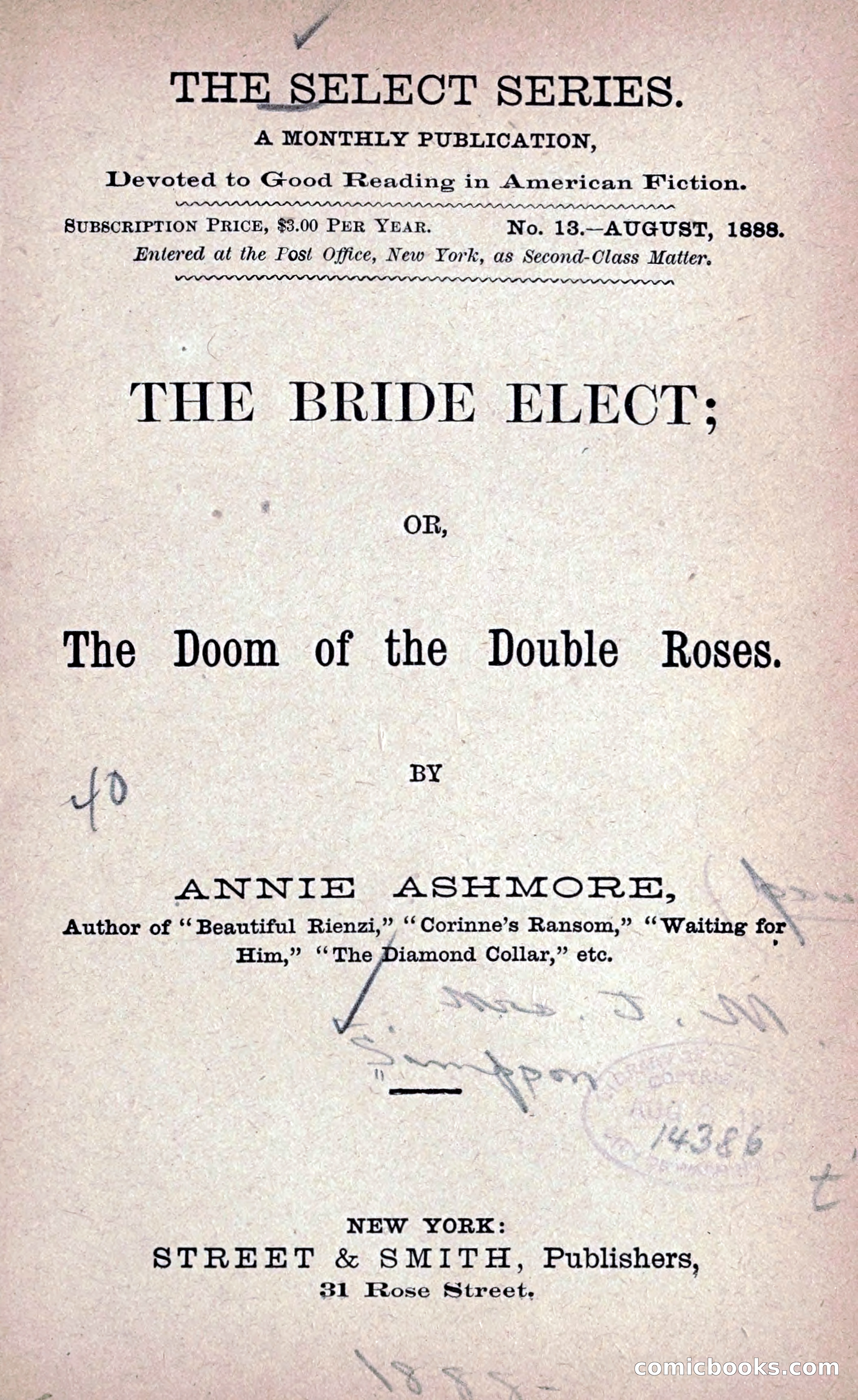 The Bride Elect: or, The Doom of the Double Roses — page 12 of 272