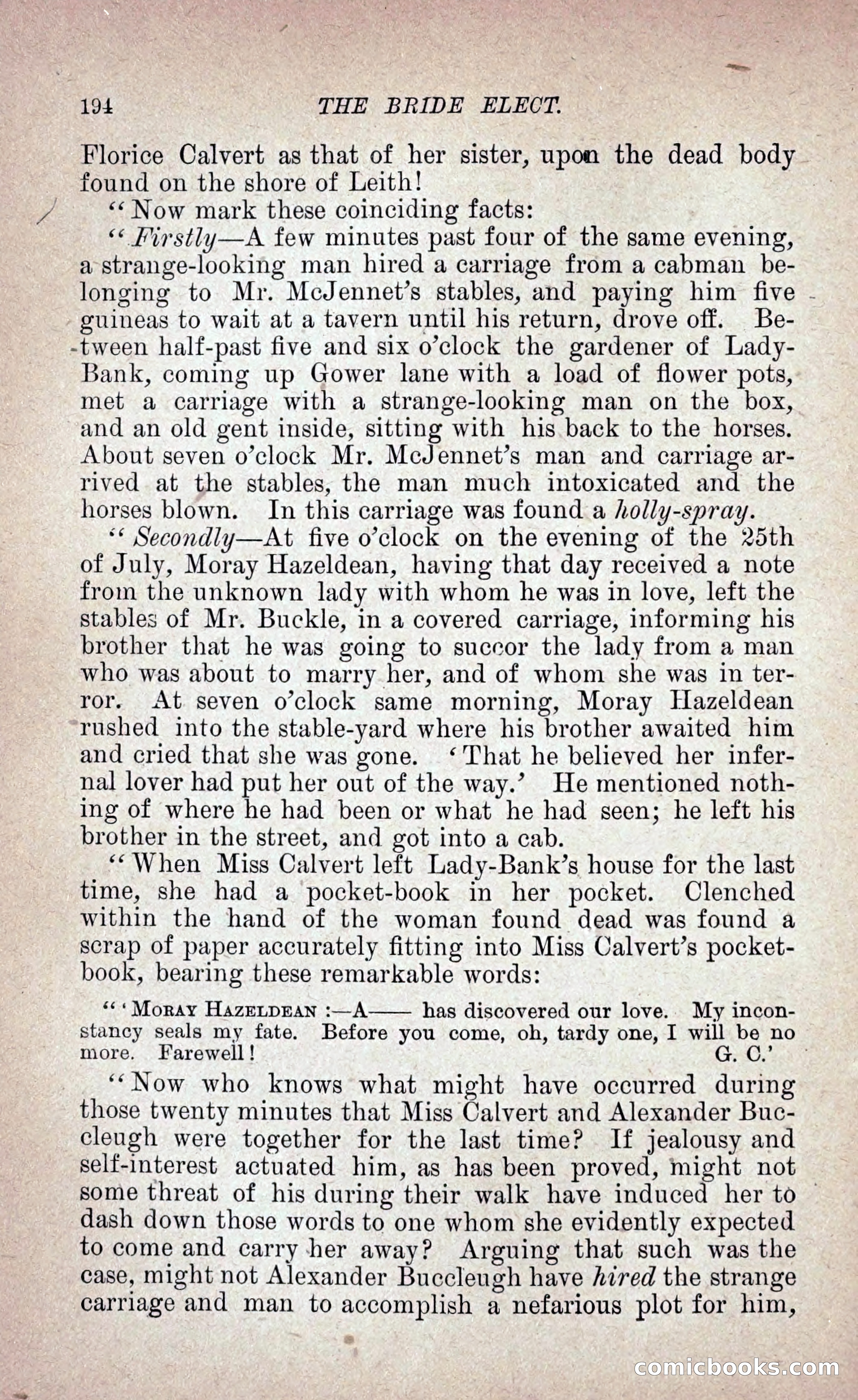 The Bride Elect: or, The Doom of the Double Roses — page 203 of 272