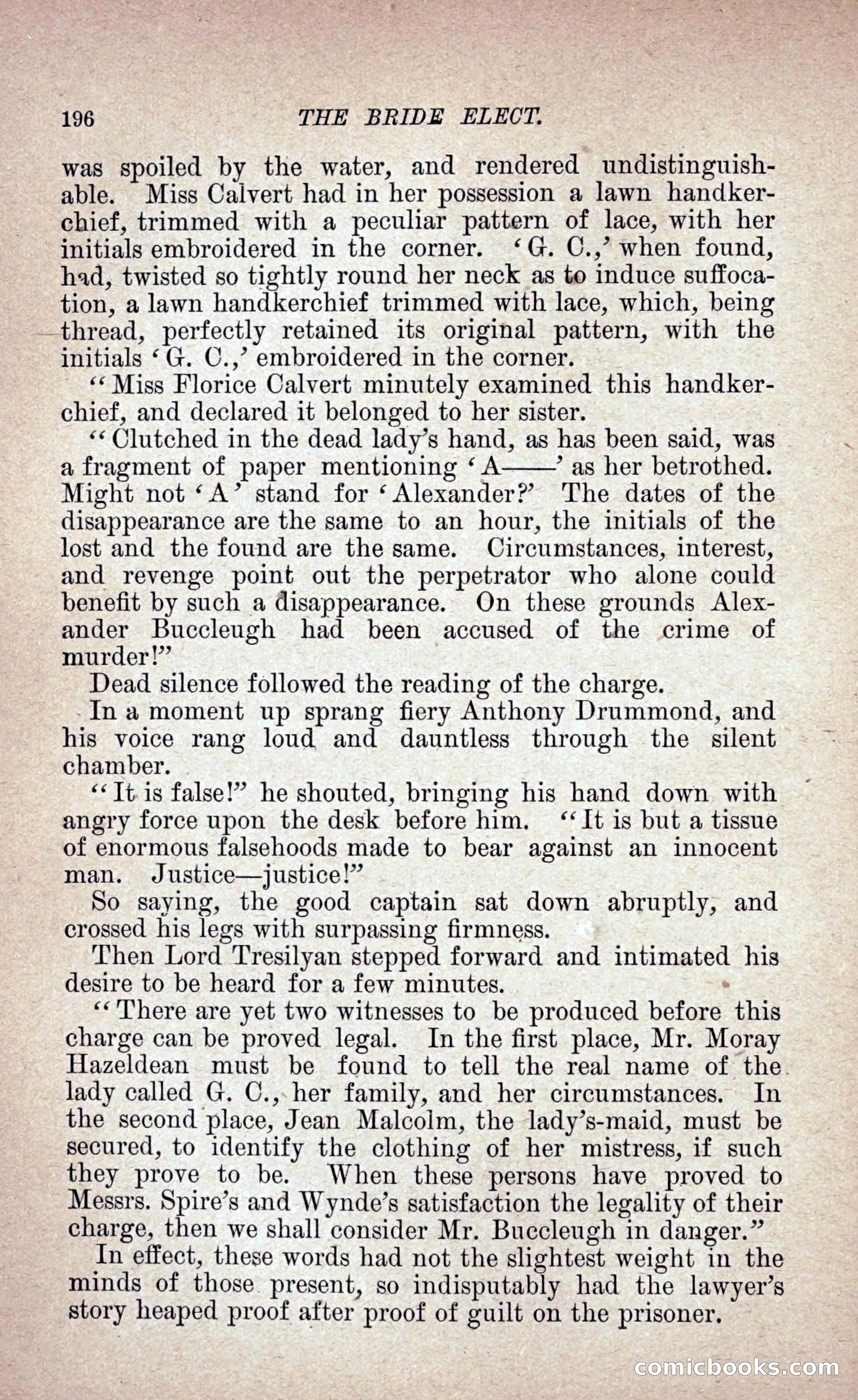 The Bride Elect: or, The Doom of the Double Roses — page 205 of 272