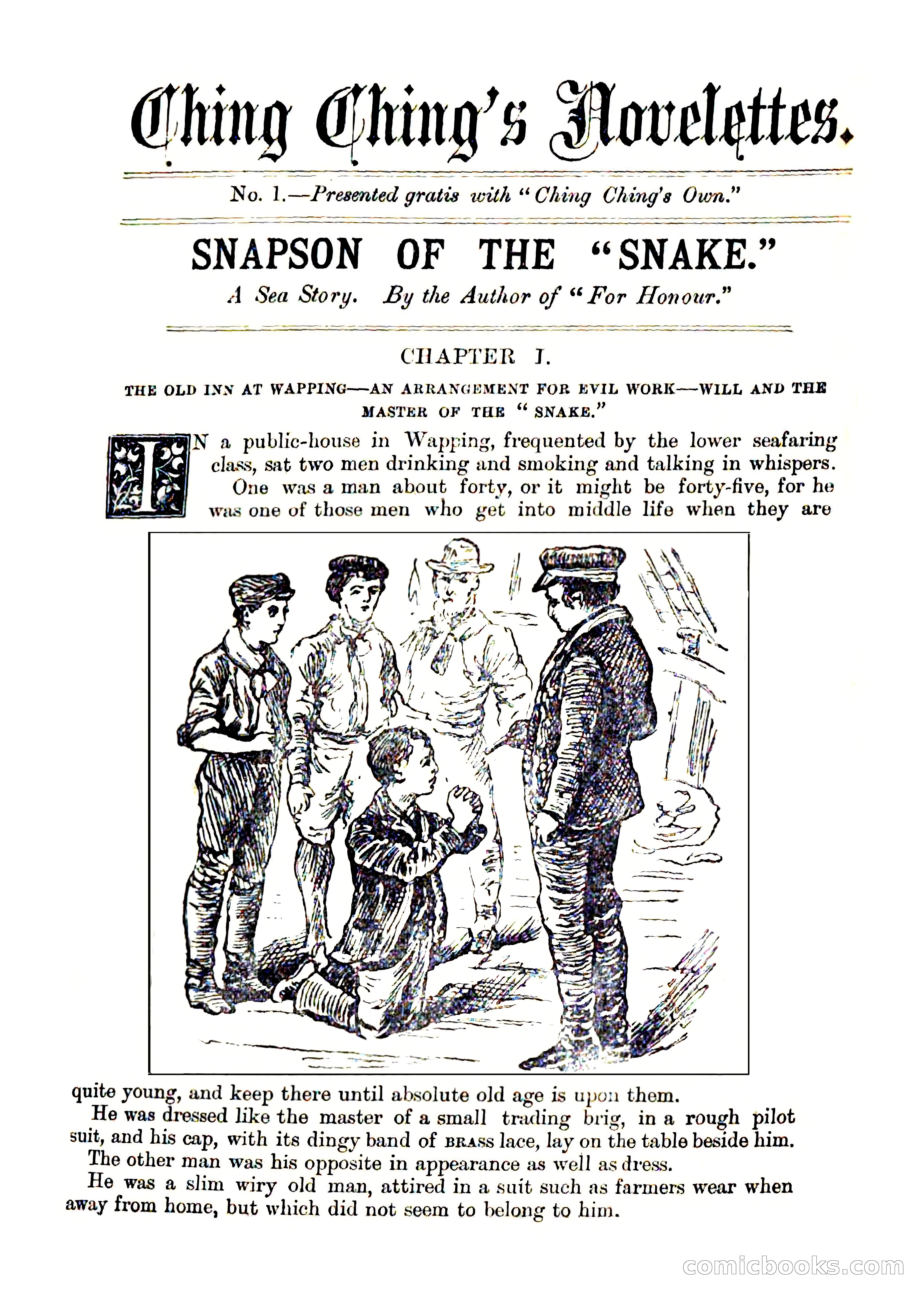 Ching Ching's Novelettes No. 1: Snapson of the 'Snake'