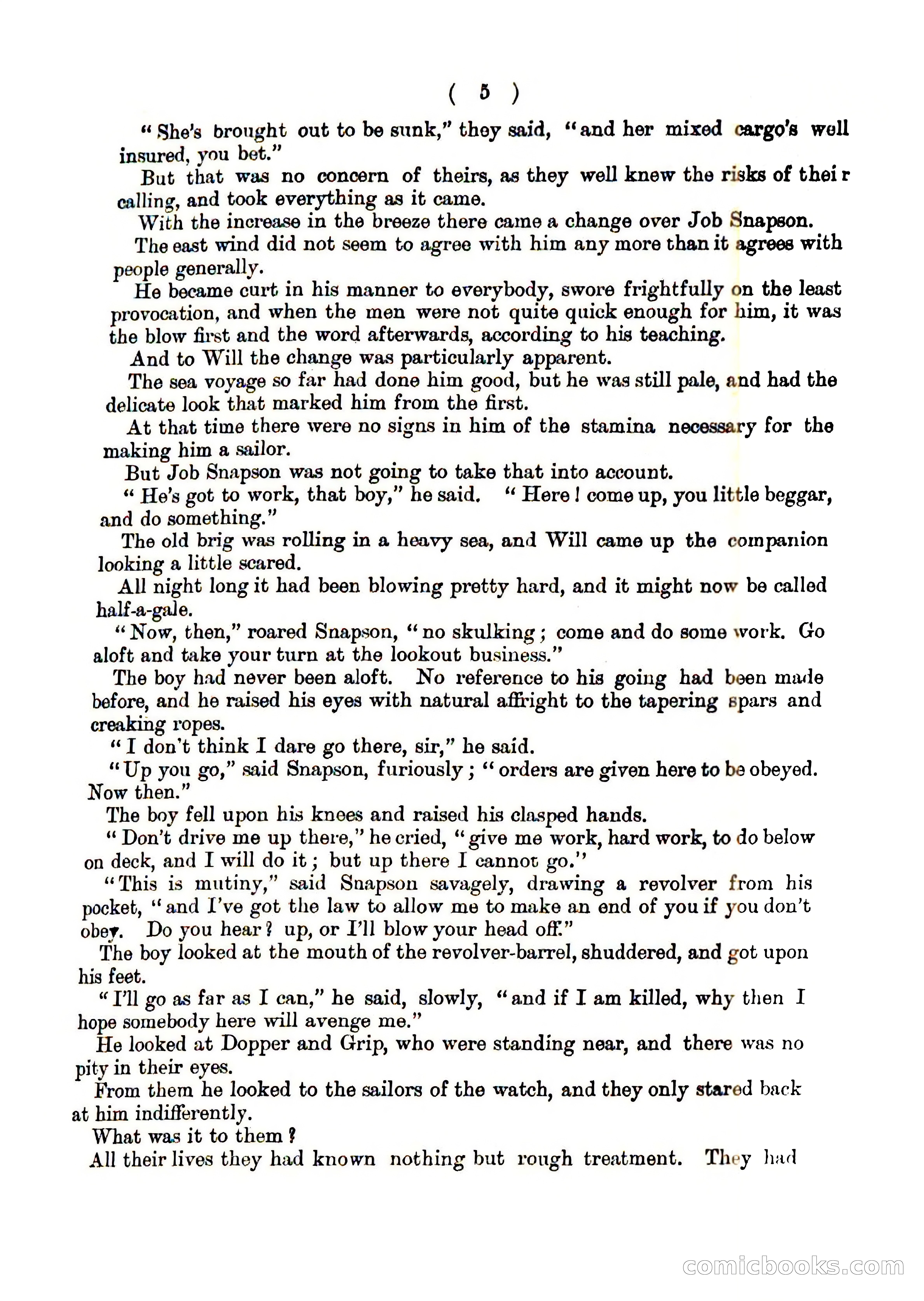 Ching Ching's Novelettes No. 1: Snapson of the 'Snake' — page 5 of 16
