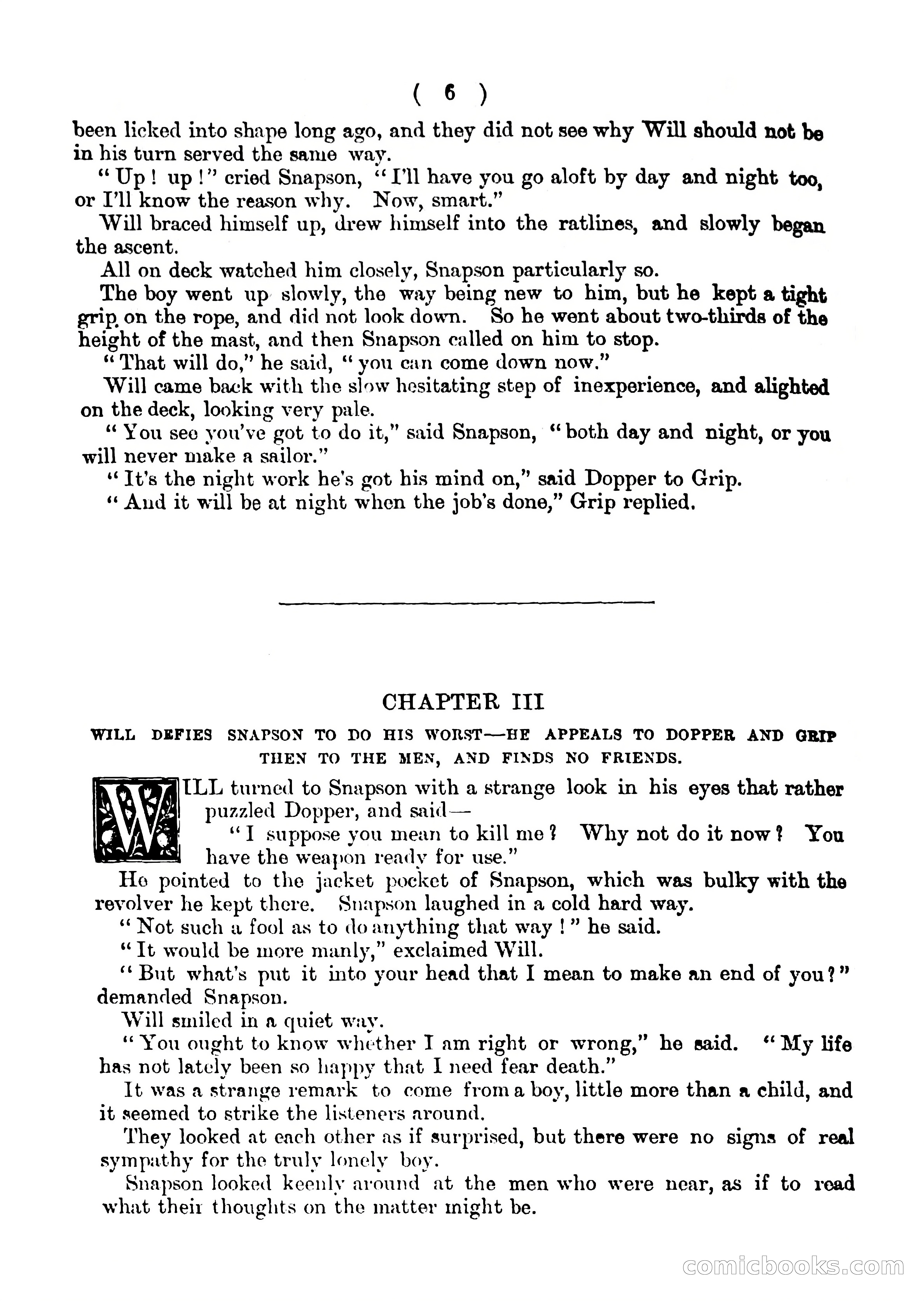 Ching Ching's Novelettes No. 1: Snapson of the 'Snake' — page 6 of 16